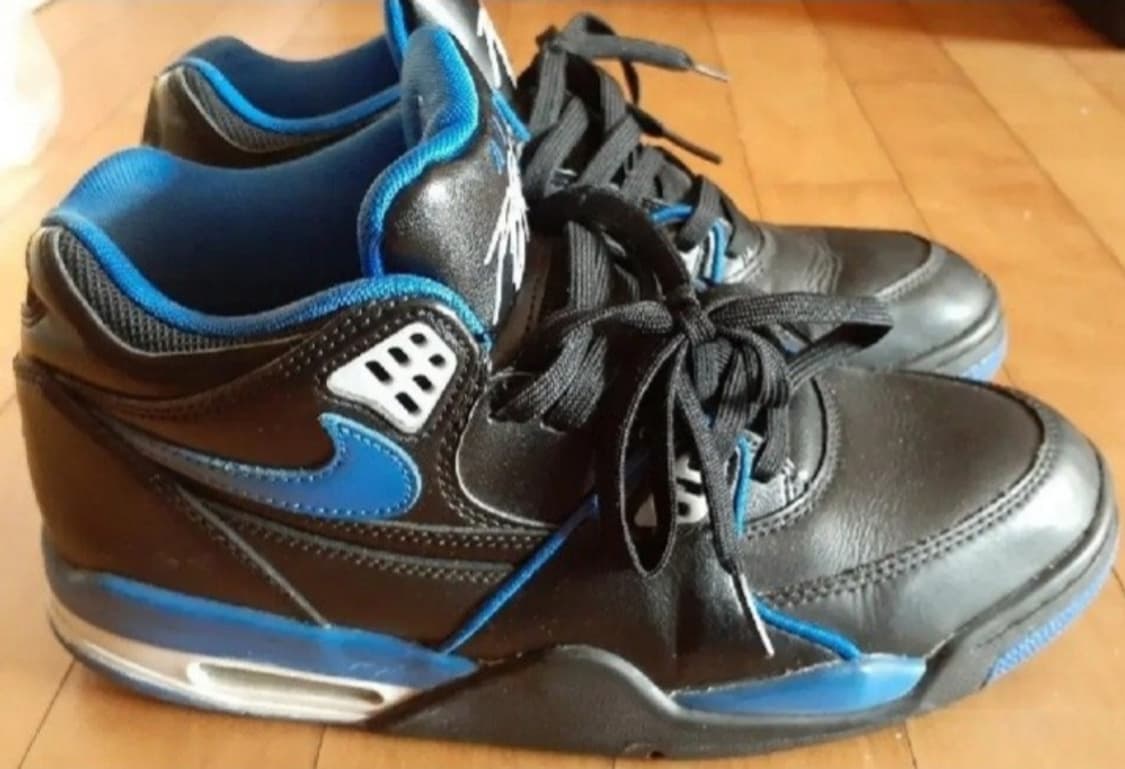 나이키 에어 플라이트89 레더 블랙 게임로얄 280 상품이미지3