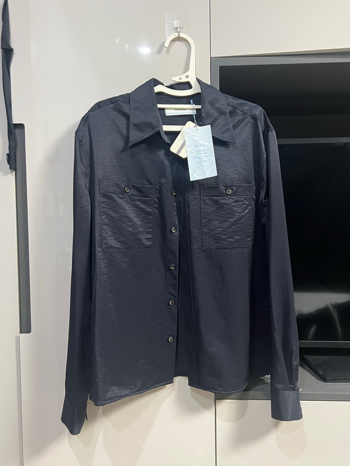 웨이비니스 Horizon Stripe Shirts_네이비 상품이미지1