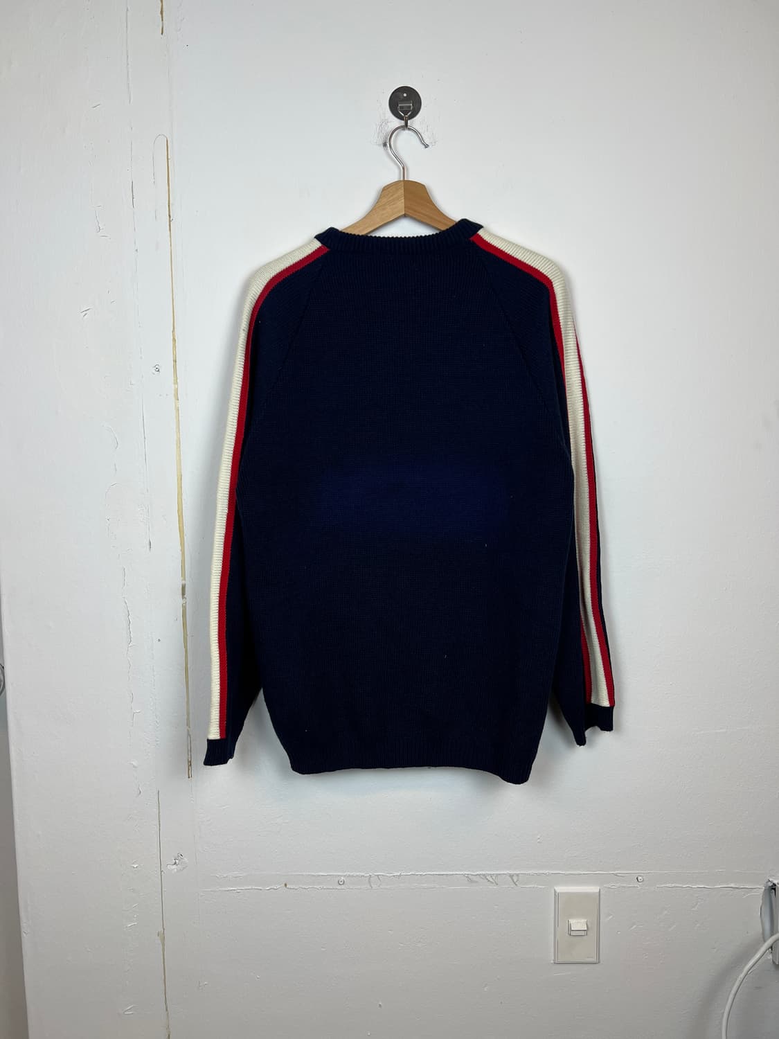 T199 CUSTOM X 네이비 스트라이프 니트 L 상품이미지2