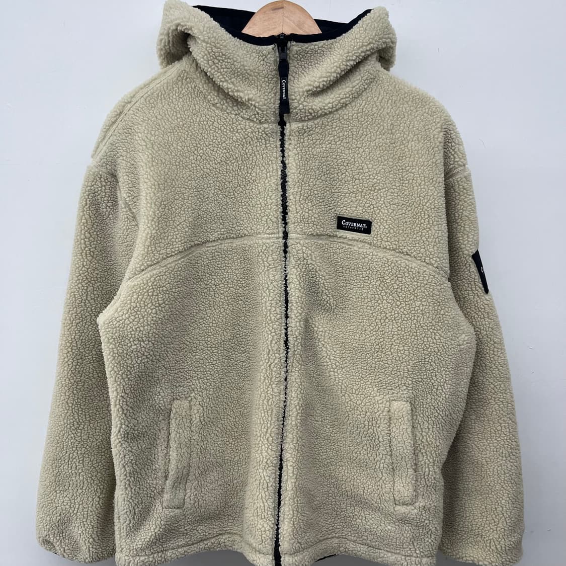 커버낫 후리스 집업 아이보리 남XL 상품이미지2