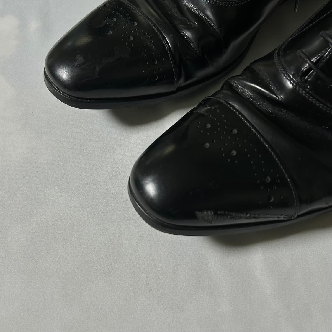 Prada cap toe wing tip derby shoes 상품이미지6