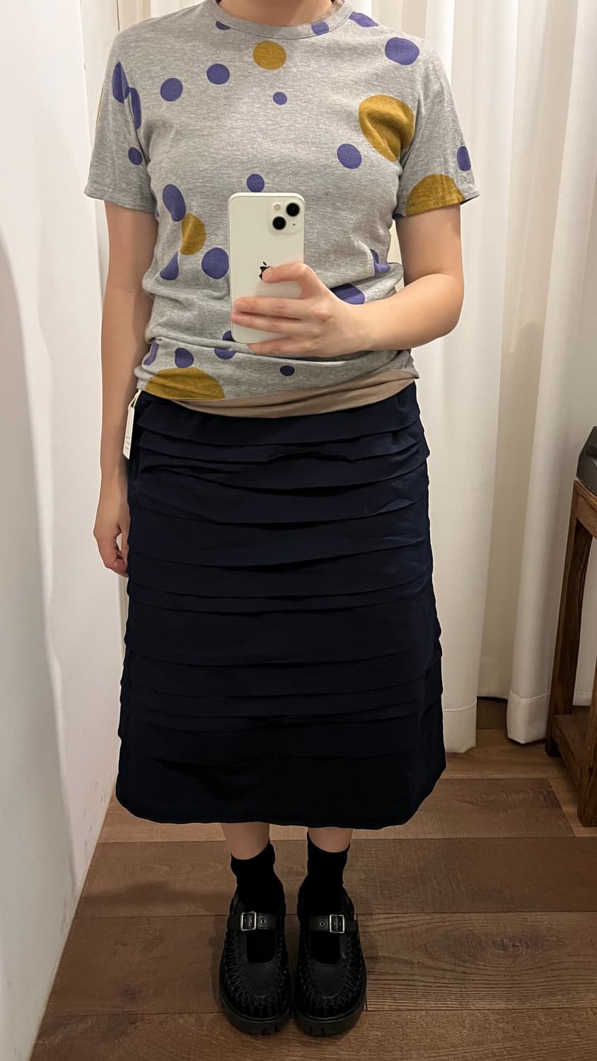 Reversible Dot Layer Half T 상품이미지2