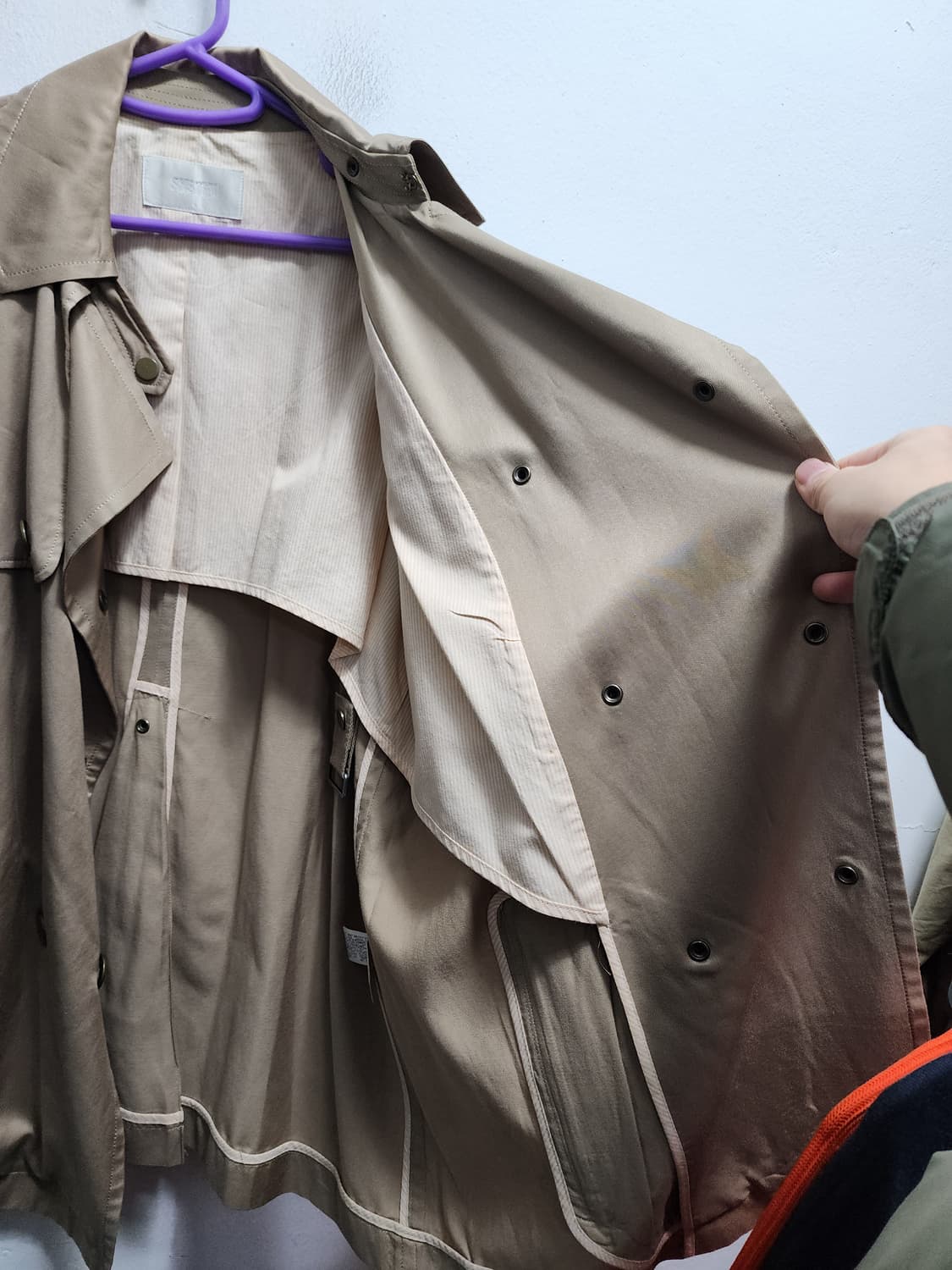 SYSTEM 시스템 트렌치코트 상품이미지6