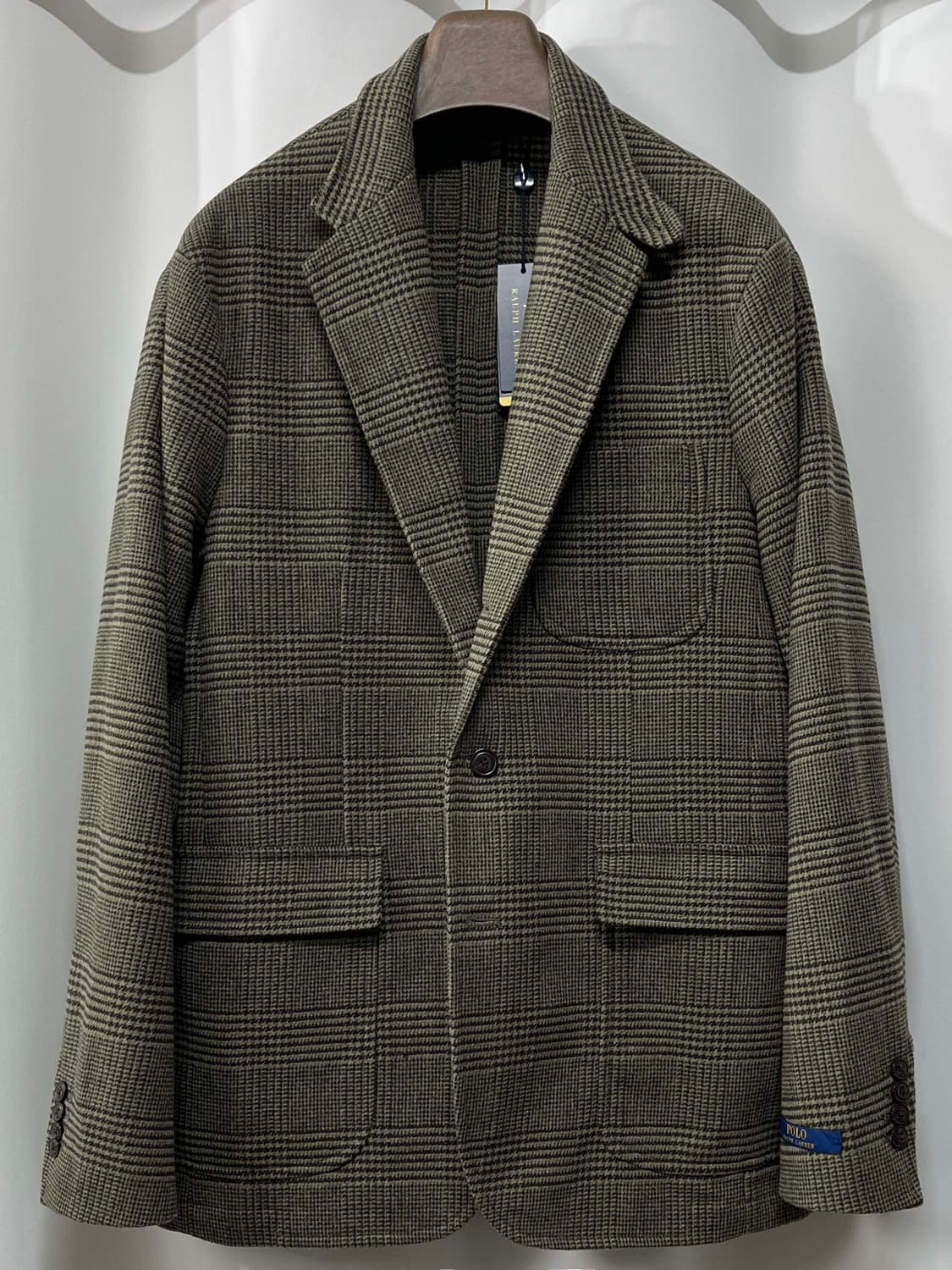 폴로 랄프로렌 RL67 모던 글렌 플레드 트윌 스포츠코트 자켓 상품이미지1