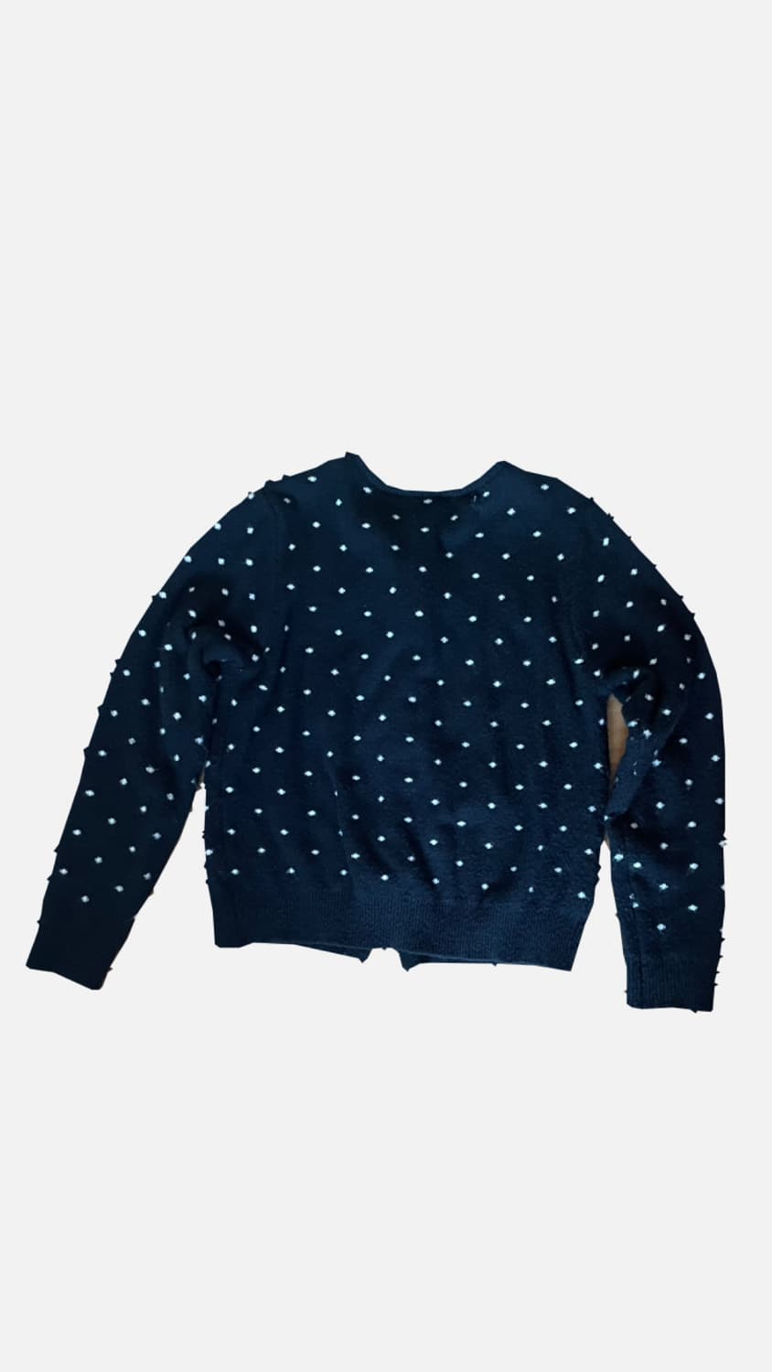 빈티지 도트 가디건 상품이미지2