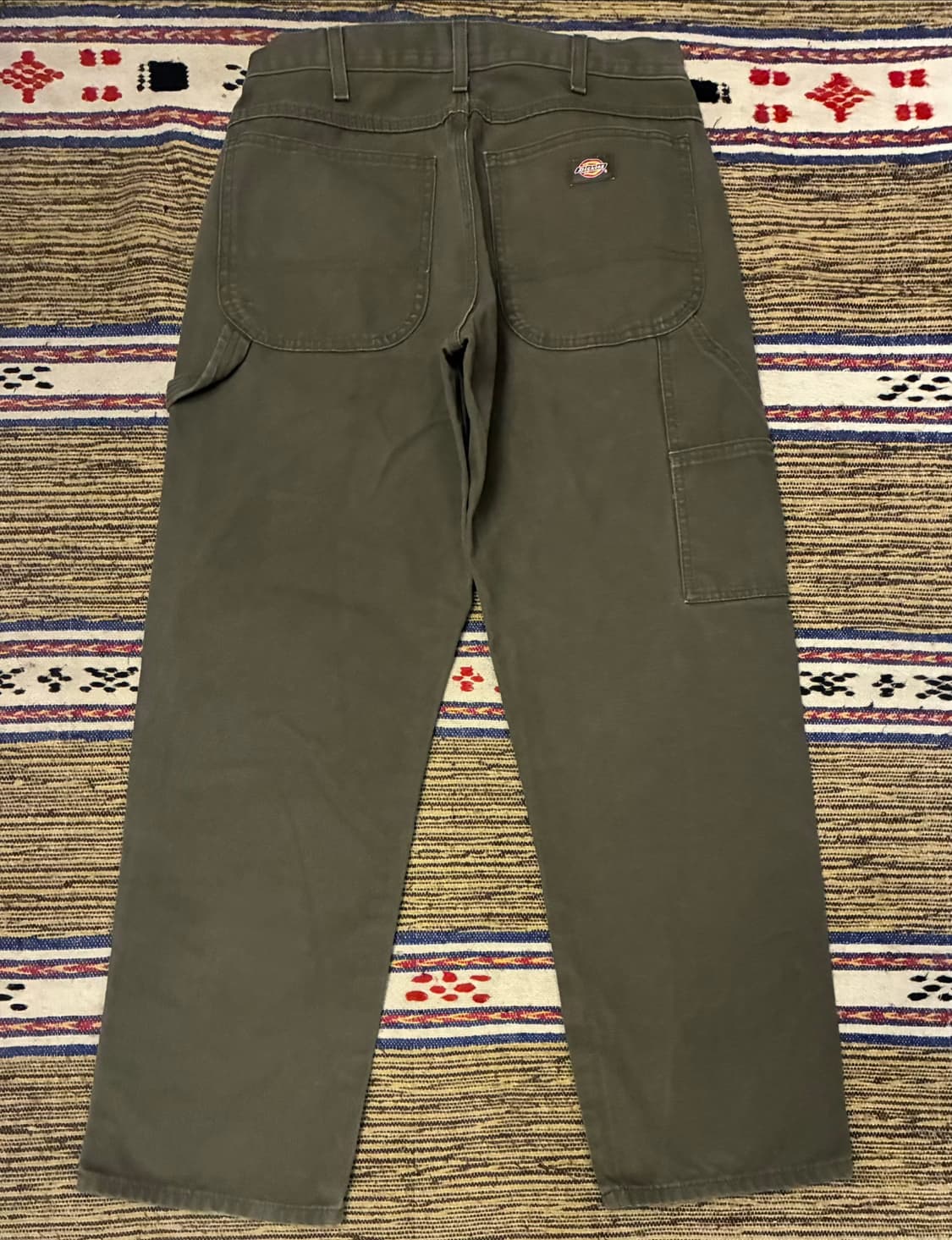 (31~32)디키즈 덕 캔버스 싱글니 카펜터 워크팬츠 카키 상품이미지1