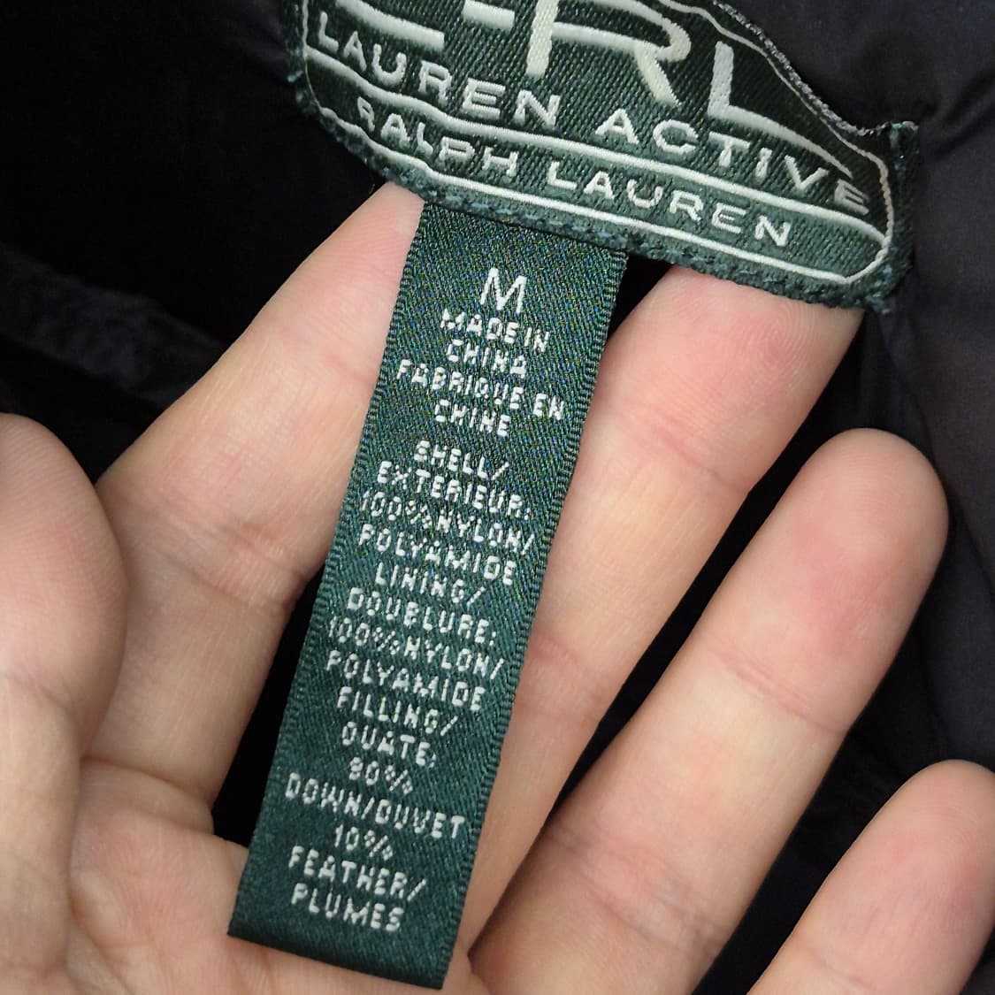 로렌 랄프로렌 덕다운 경량 패딩 M 상품이미지4