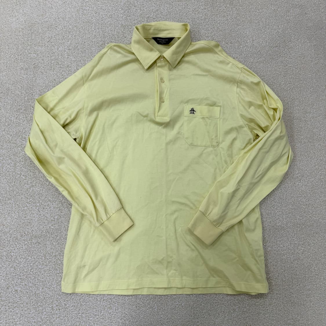 L 먼싱웨어 코튼 카라 긴팔티 0126T1 상품이미지1