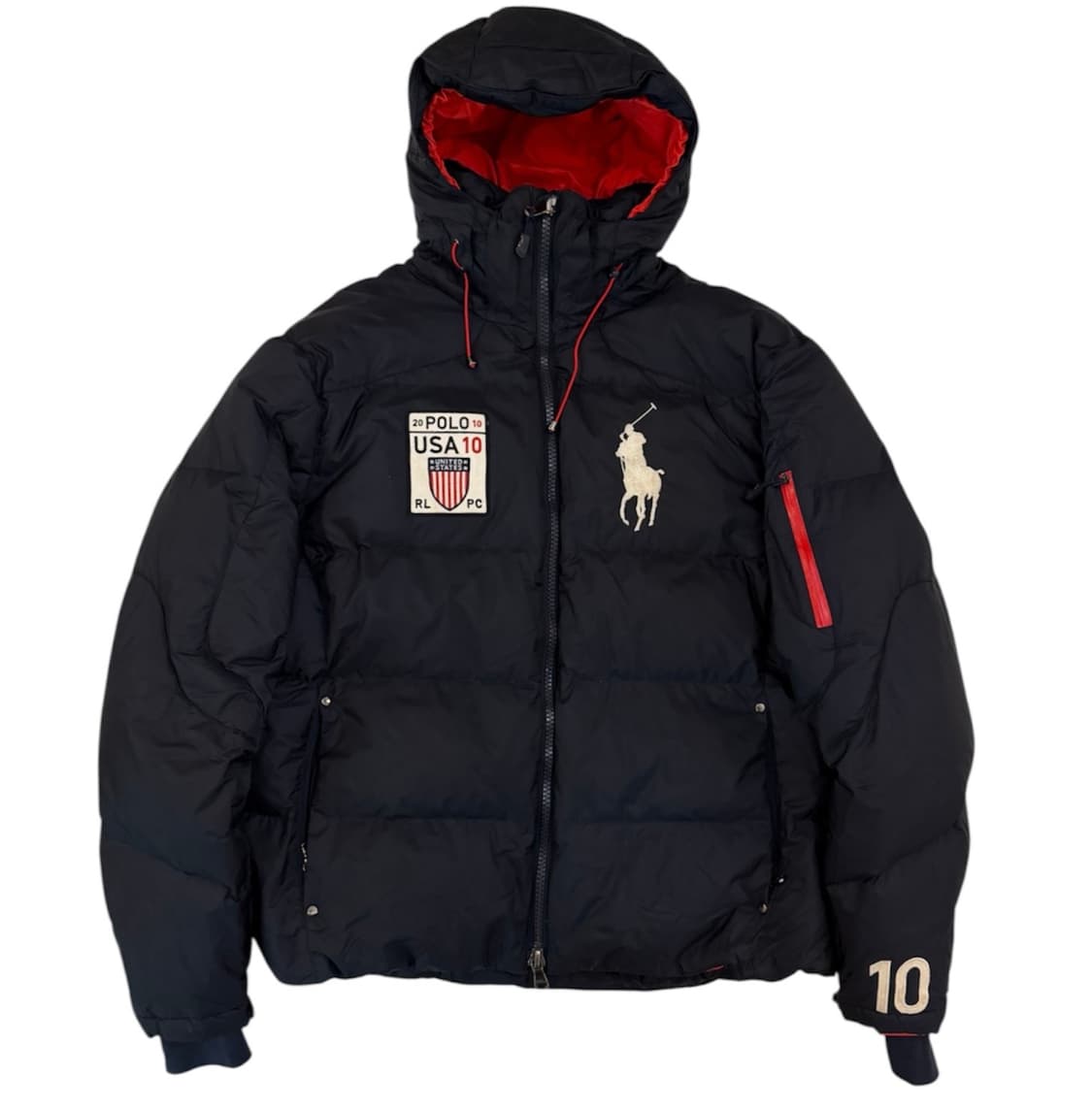 폴로 랄프로렌 빅포니 치프키프 USA 성조기 패딩 네이비 상품이미지2