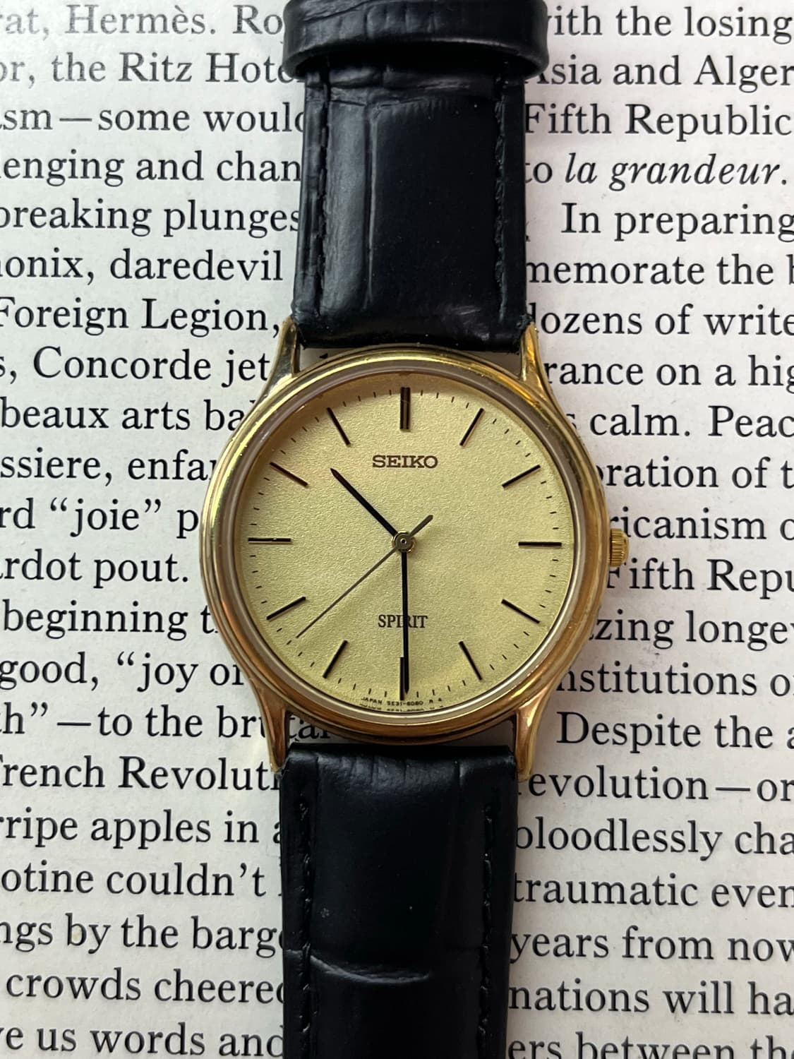 세이코 쿼츠 5E31-6040 빈티지 드레스 워치 상품이미지2