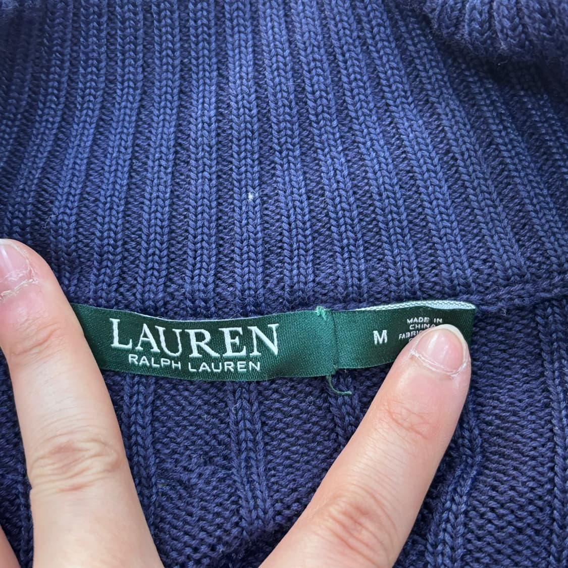 M 폴로랄프로렌 케이블 니트 집업 0423E 상품이미지3