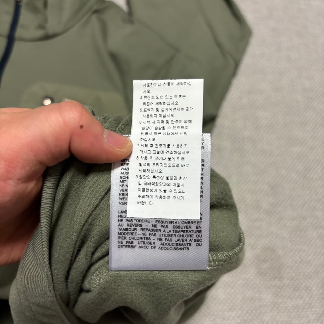 쉐르보 올리브 하프집업 골프웨어 상품이미지6
