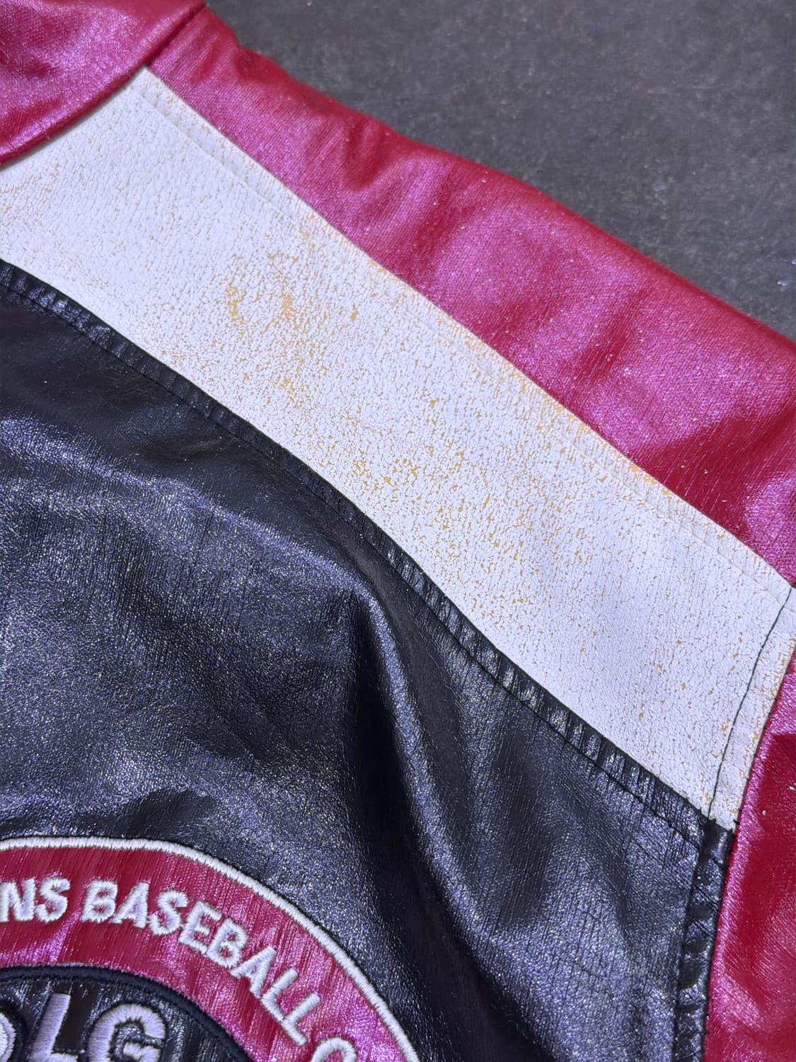 ATC LG 트윈스 유광 야구점퍼 KBO 벤치자켓 L 상품이미지5