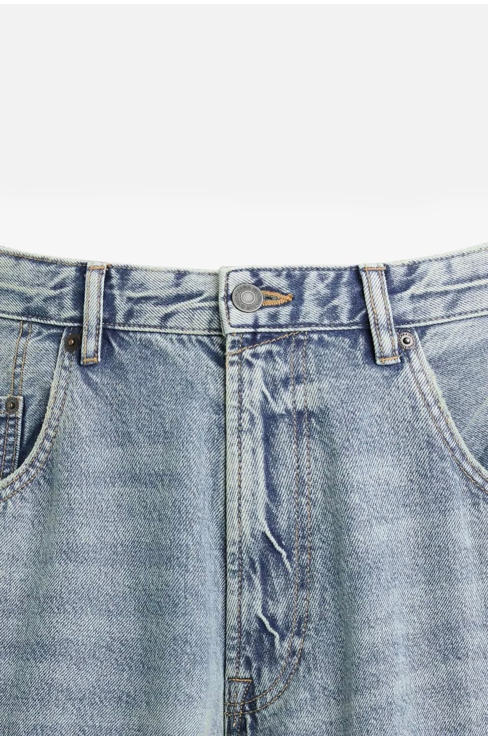 자라 ZARA JEANS BAGGY FIT 미디움 블루 상품이미지2