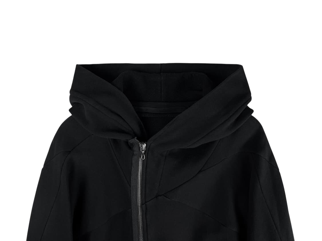 deconstructed full zip hoodie 상품이미지3