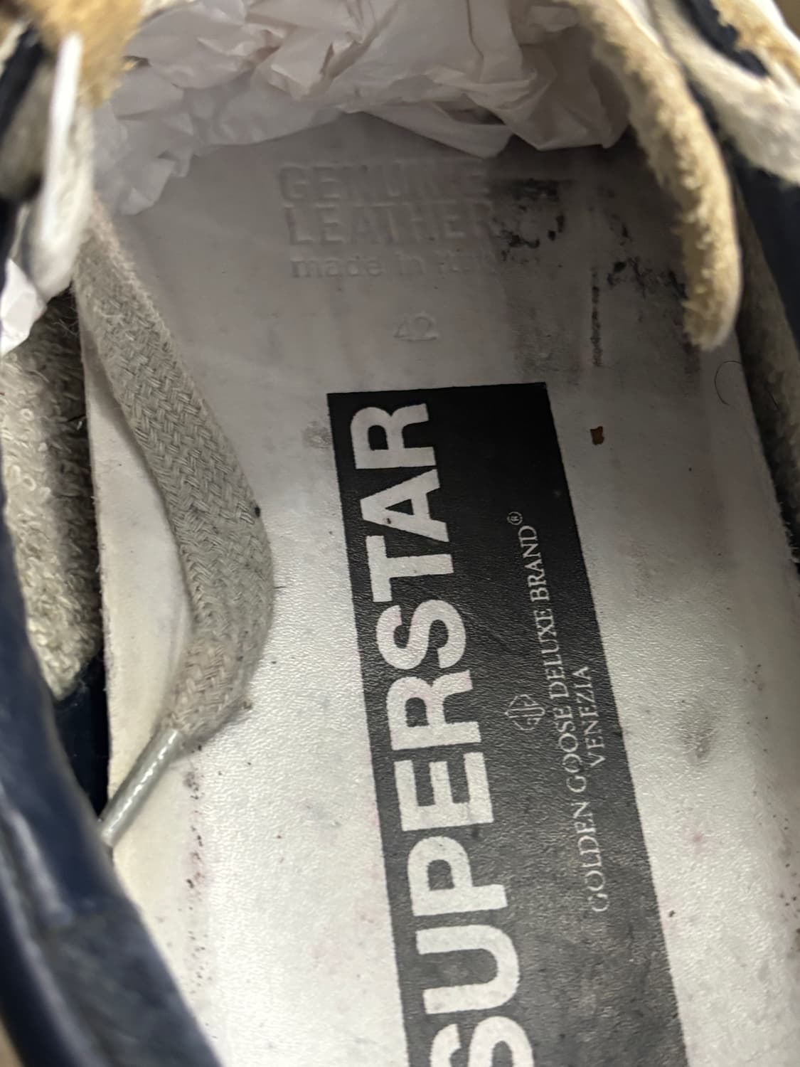 골든구스 슈퍼스타 흰색 스니커즈 42 상품이미지8