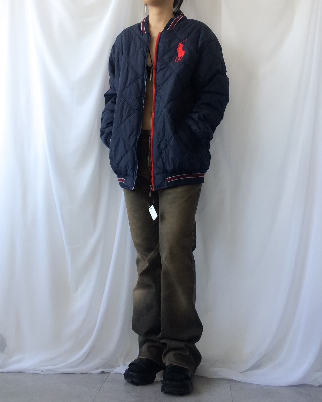 Polo quilting jacket 상품이미지1