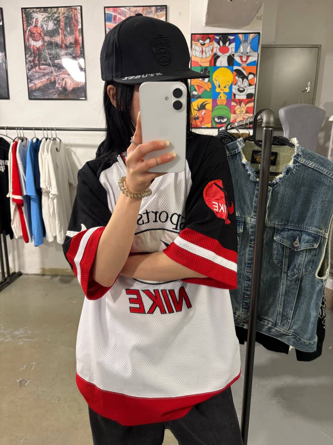 나이키 90‘s 스포티웨어 매쉬져지 상품이미지4