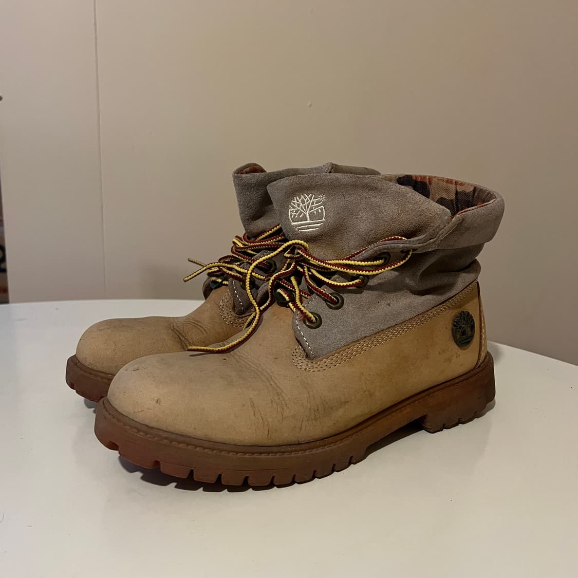 팀버랜드 롤탑 카모 베이지 상품이미지1