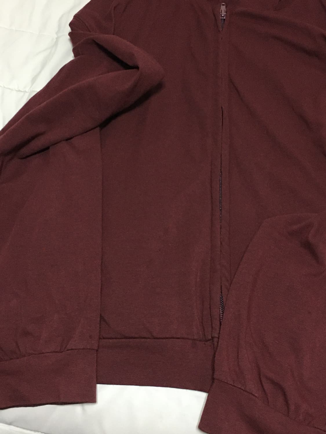 머듈 라운지 후드집업 초판 버건디 2사이즈 상품이미지3