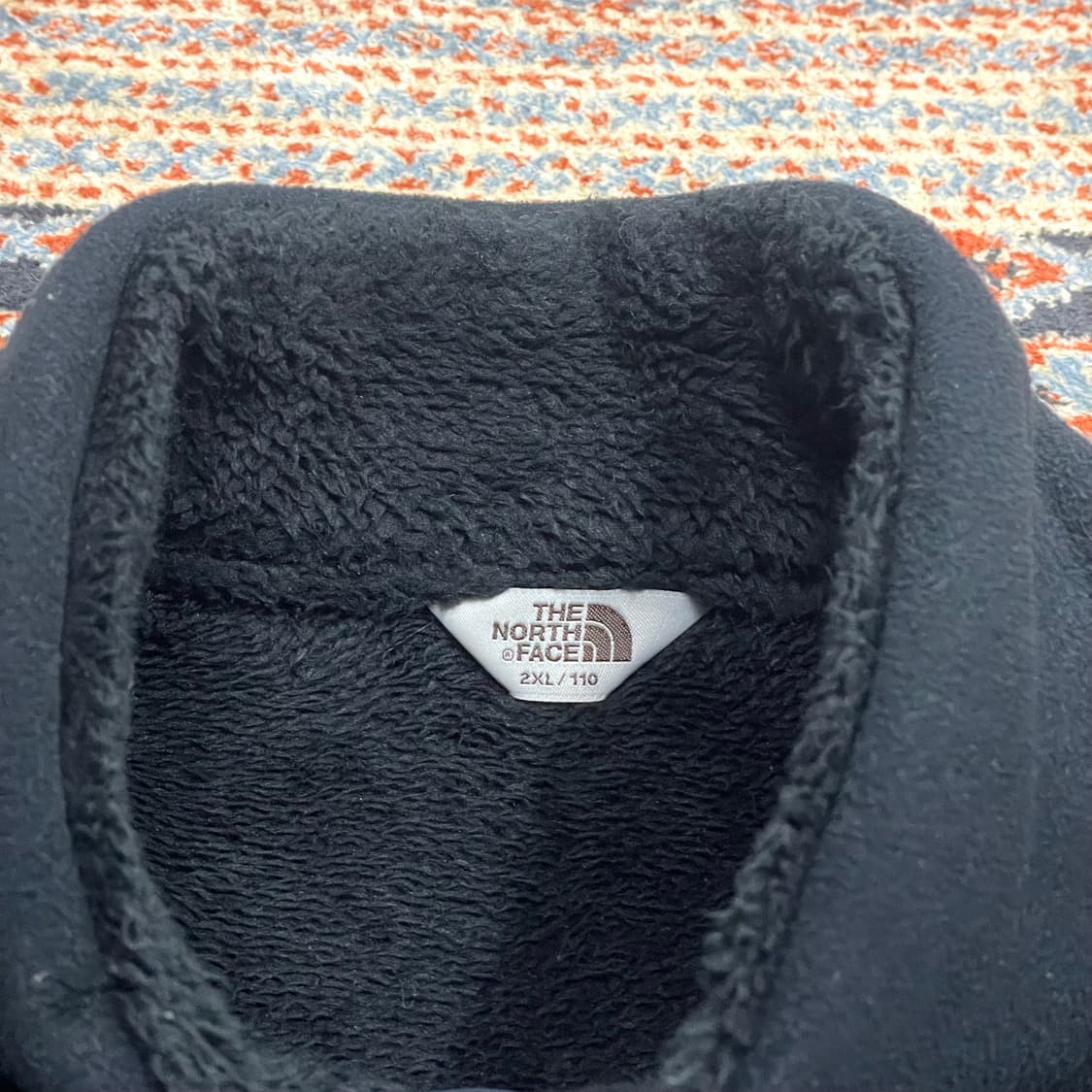 노스페이스 블랙 밍크 기모 플리스 집업 자켓 남성100 상품이미지4