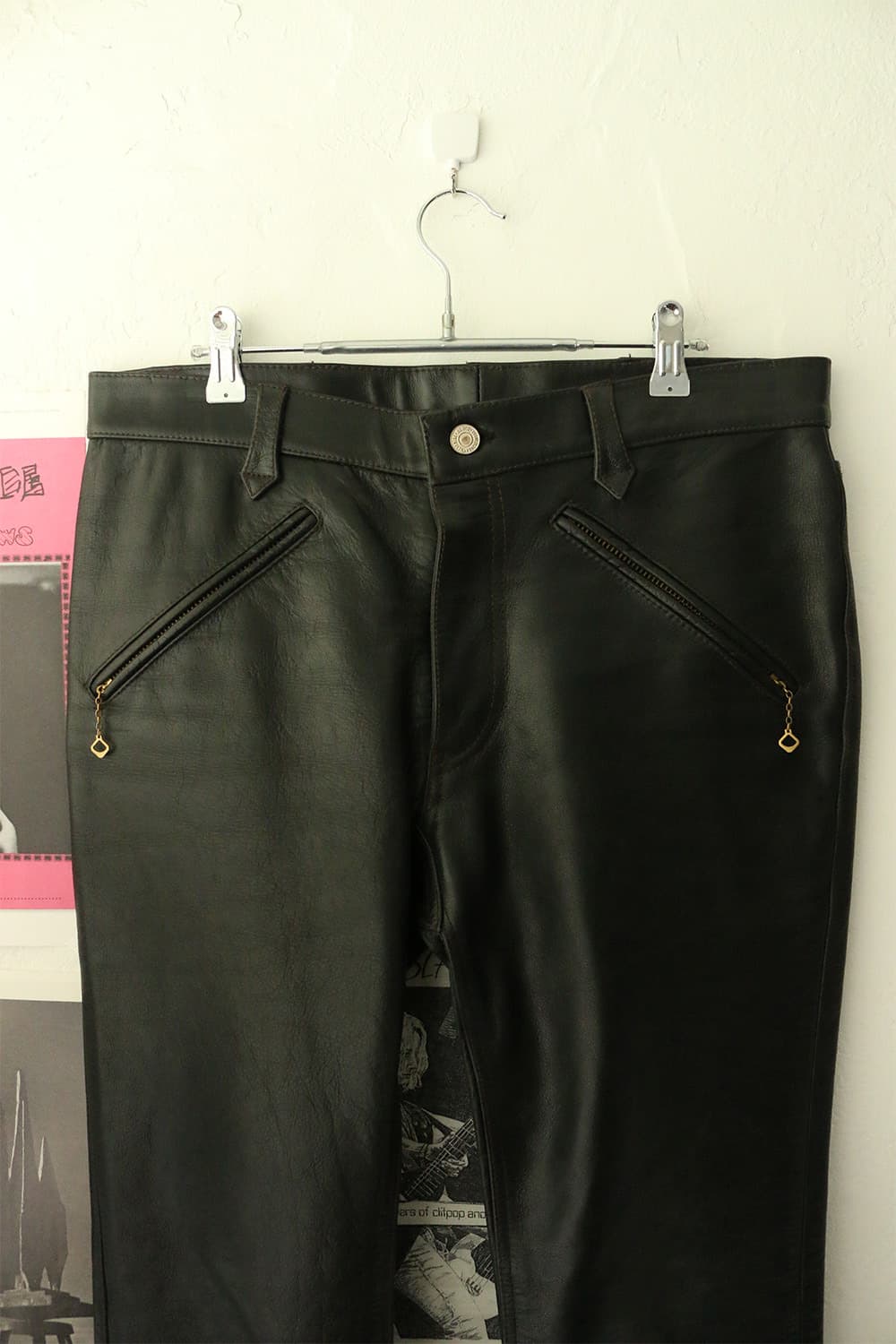  West Ride 버팔로 레더 부츠컷 팬츠 상품이미지4