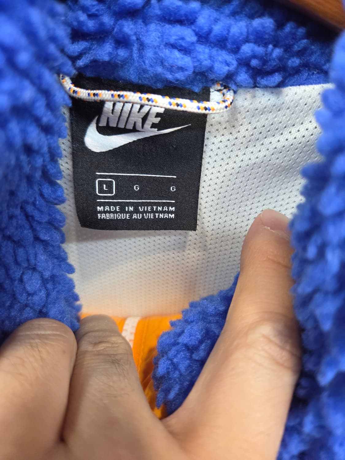 나이키 헤리티지 셰르파 뽀글이 우븐 아노락 후드자켓 L 상품이미지3