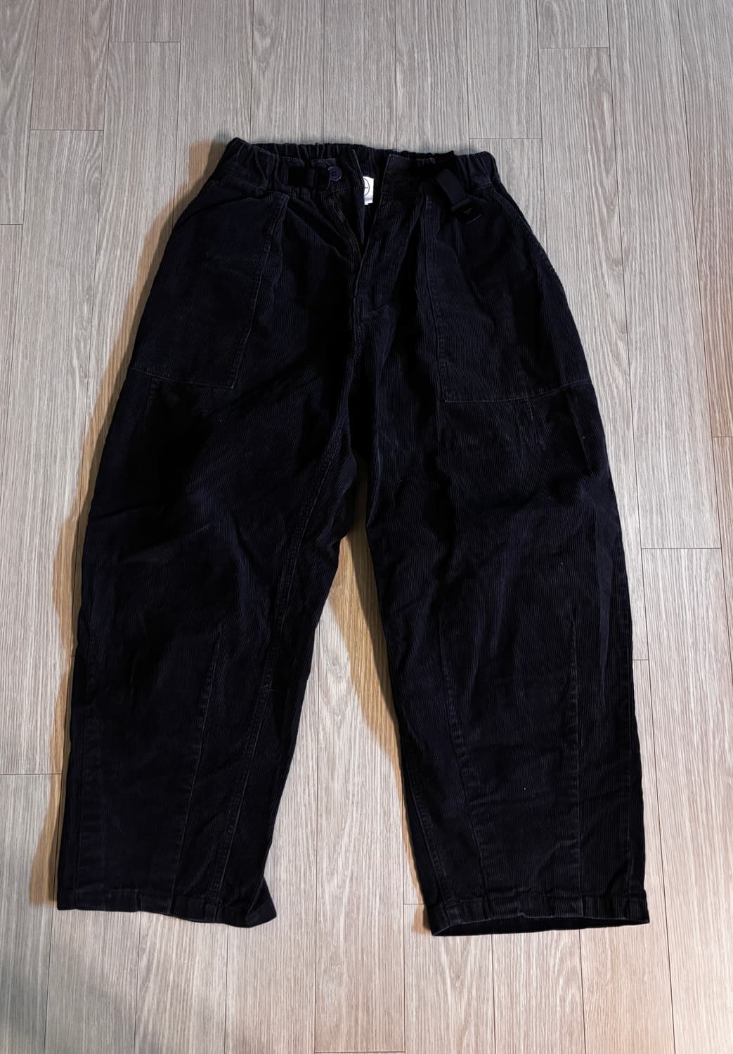 미니멀프로젝트 코듀로이 밴딩 팬츠 S 블랙 상품이미지1