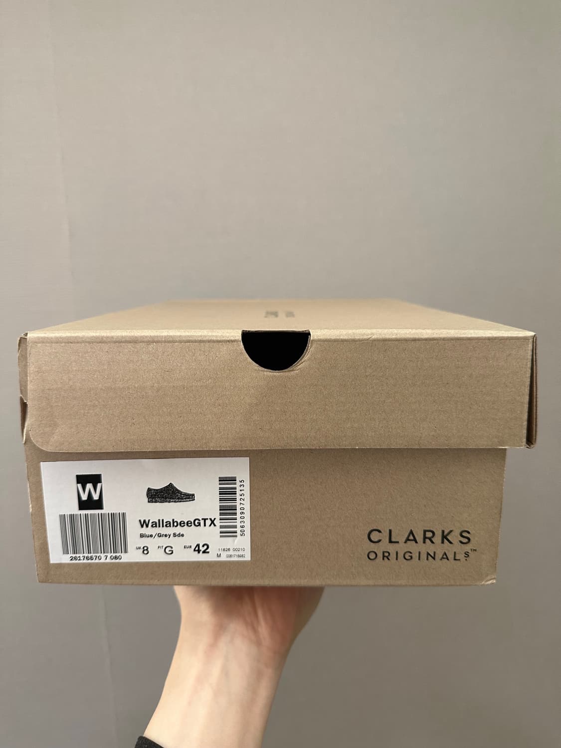 클락스 왈라비 고어텍스 블루그레이 UK8 270 상품이미지2