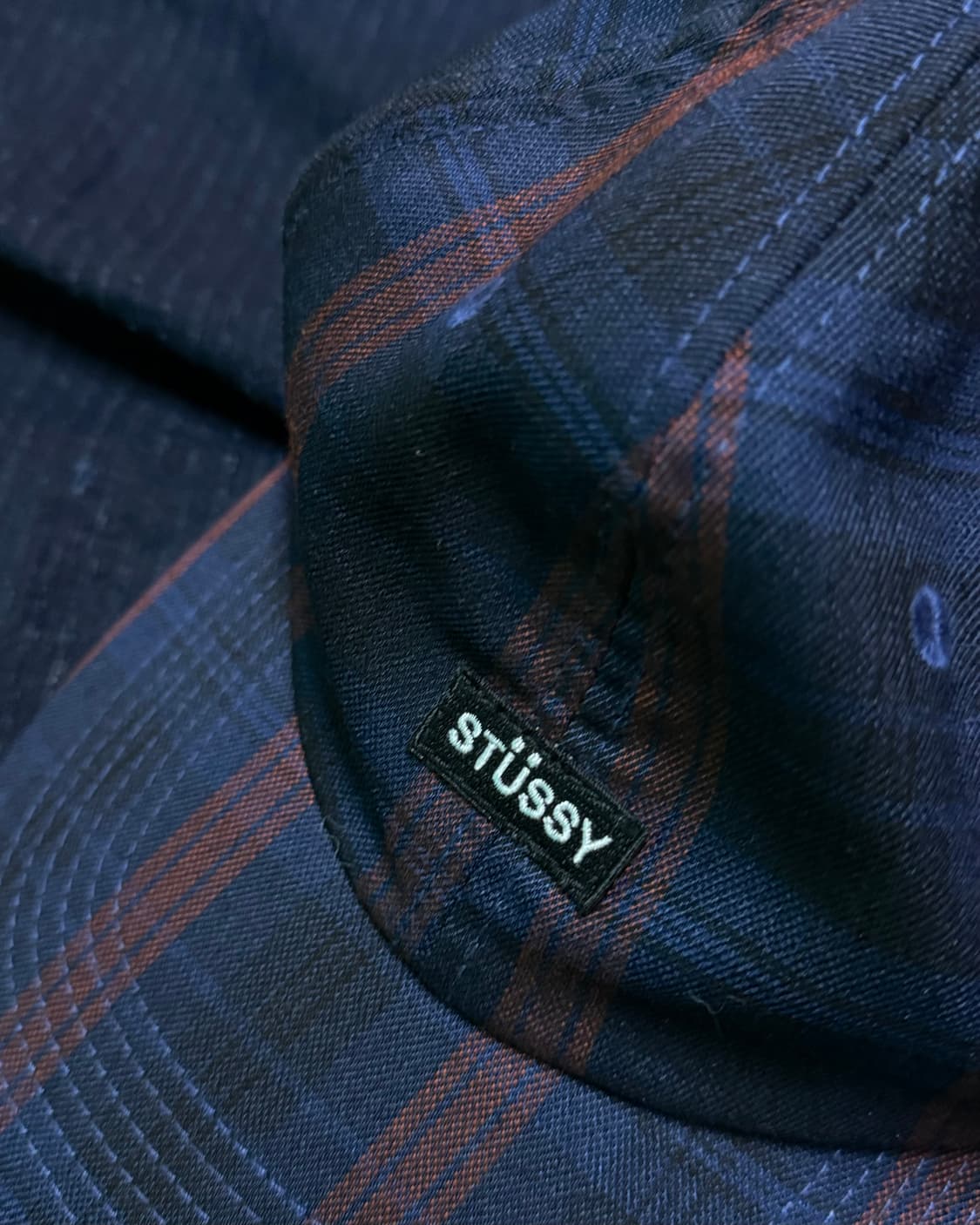 스투시 플래드 스트랩백 OS 상품이미지3