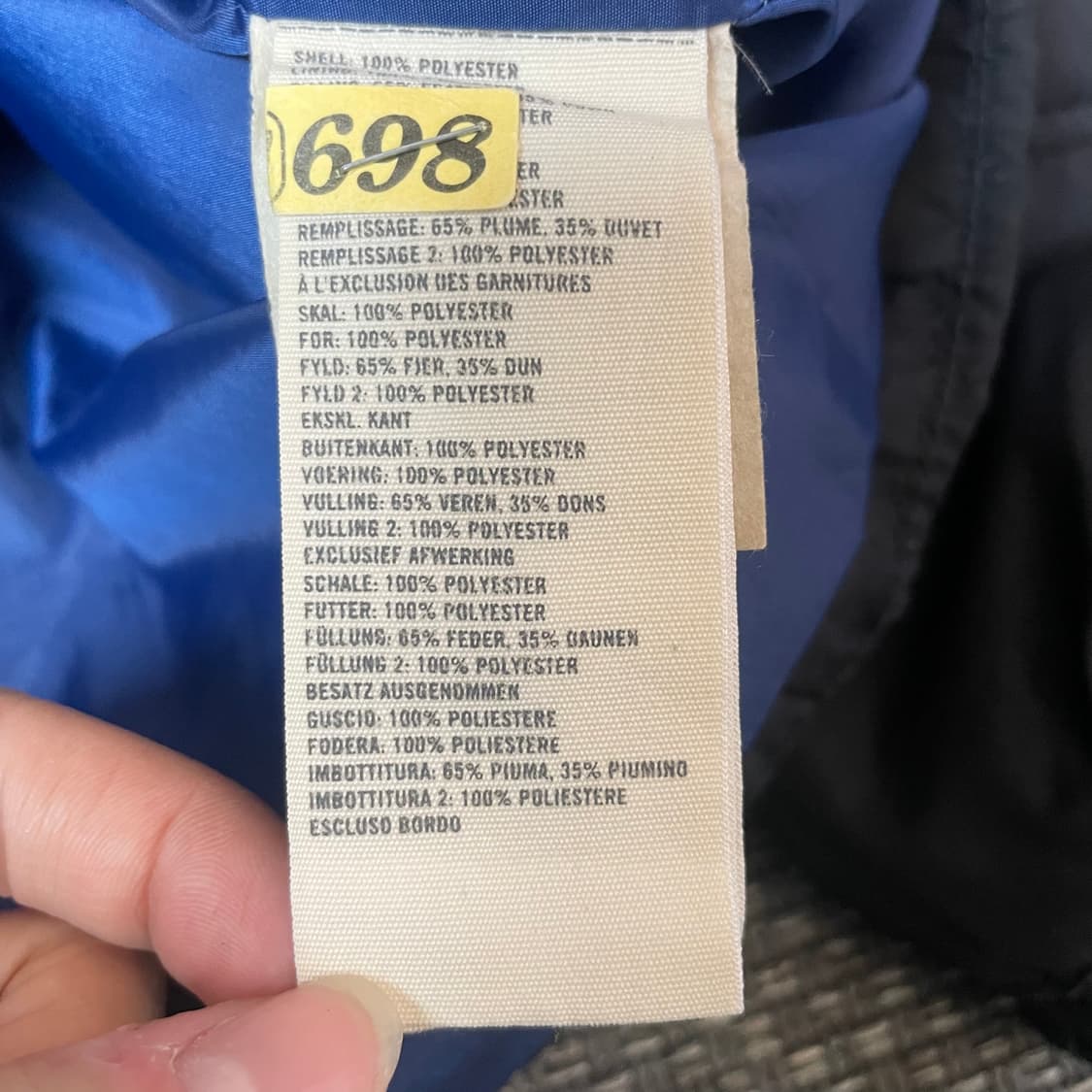 아베크롬비 히든버튼 블랙 푸퍼 패딩 S 상품이미지5