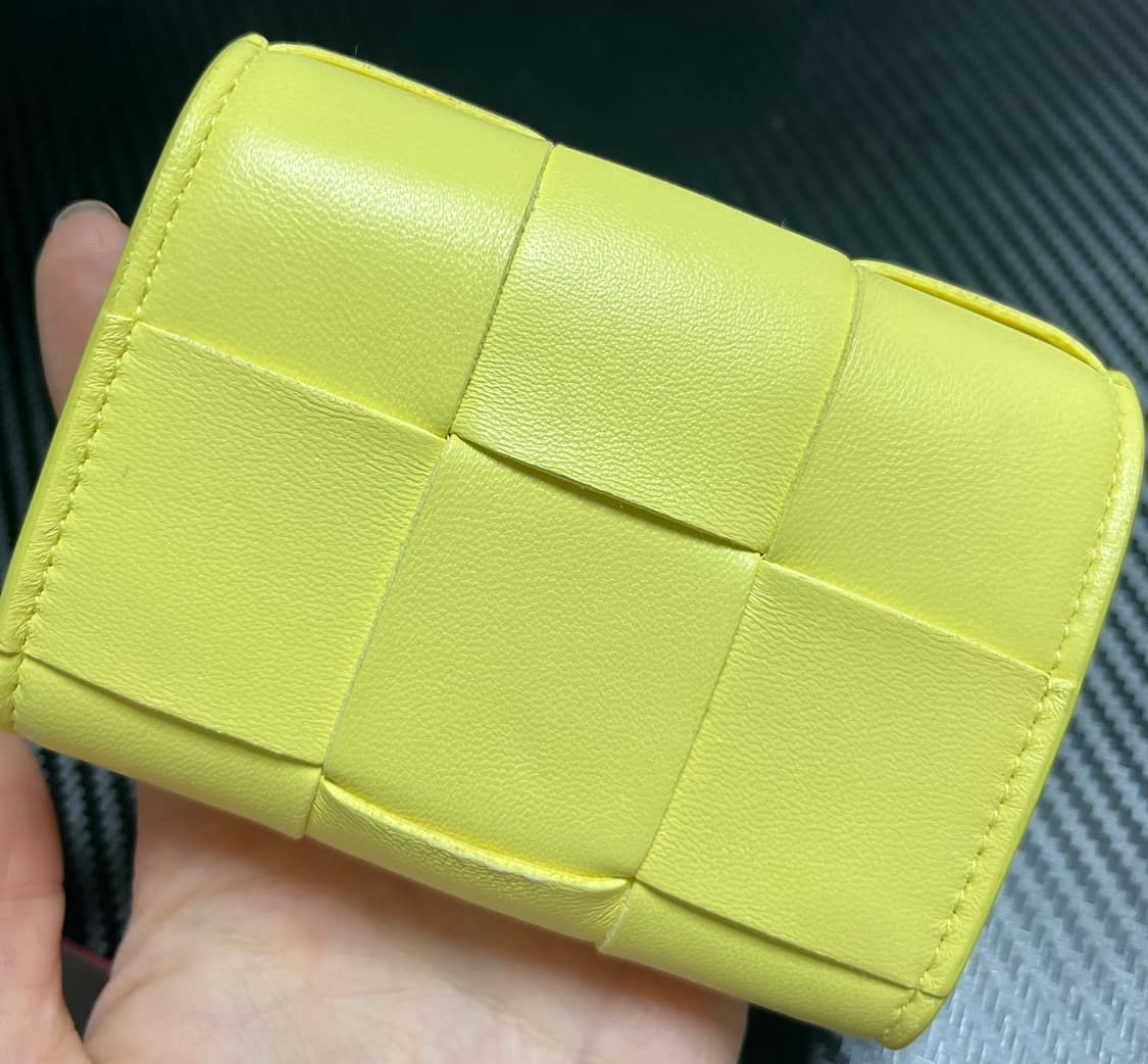 보테가베네타 카세트 반지갑 옐로우 상품이미지5