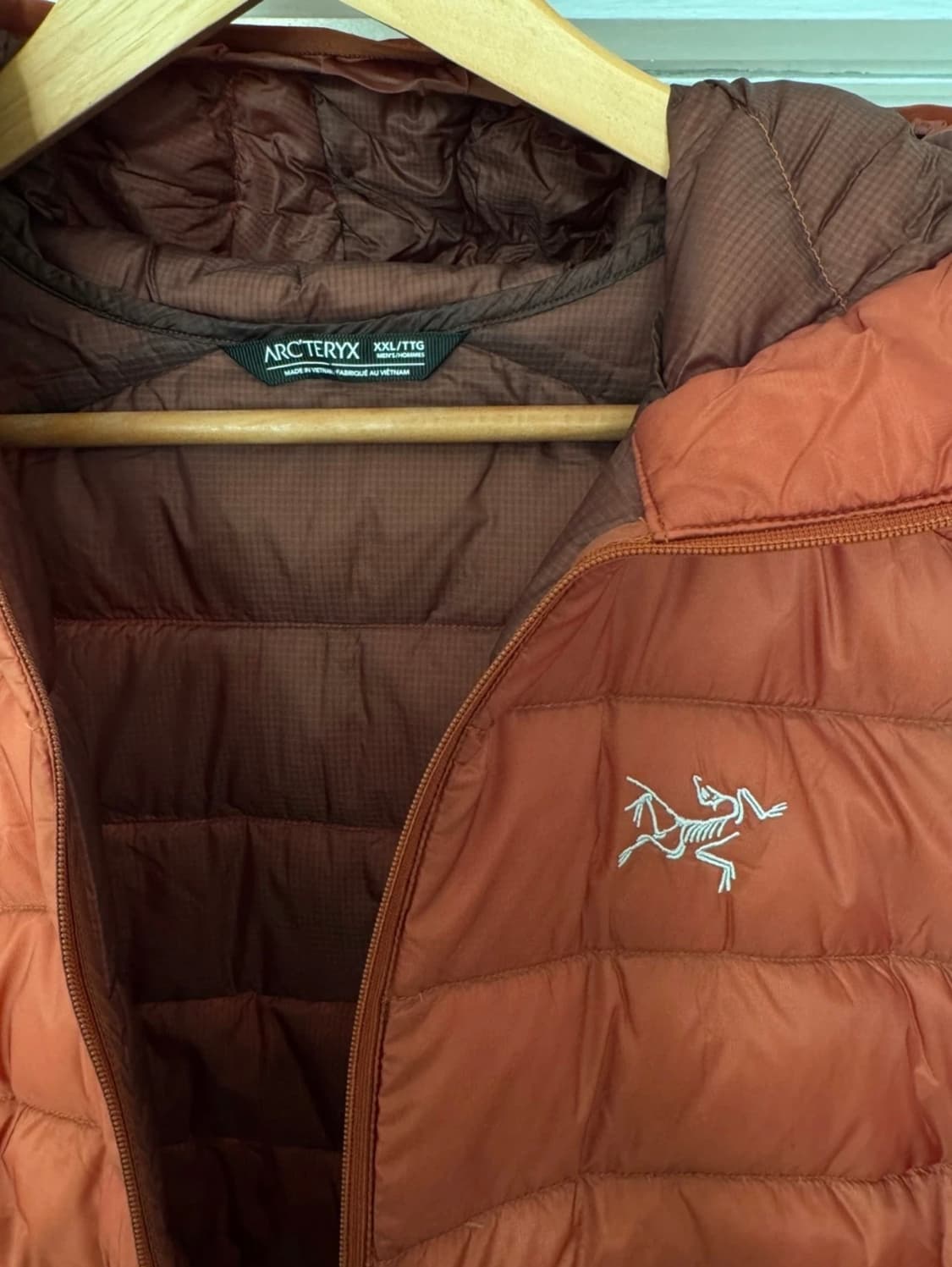 2XL 세륨 LT 코모레비(브라운) 후디 다운 자켓 / 경량패딩  상품이미지4