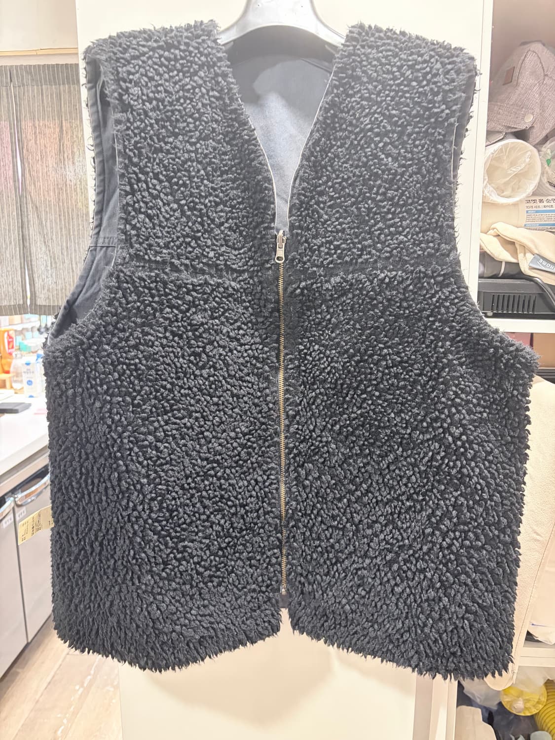 아나크로놈 AN385 REVERSIBLE DUCK VEST 'BLACK' 상품이미지4