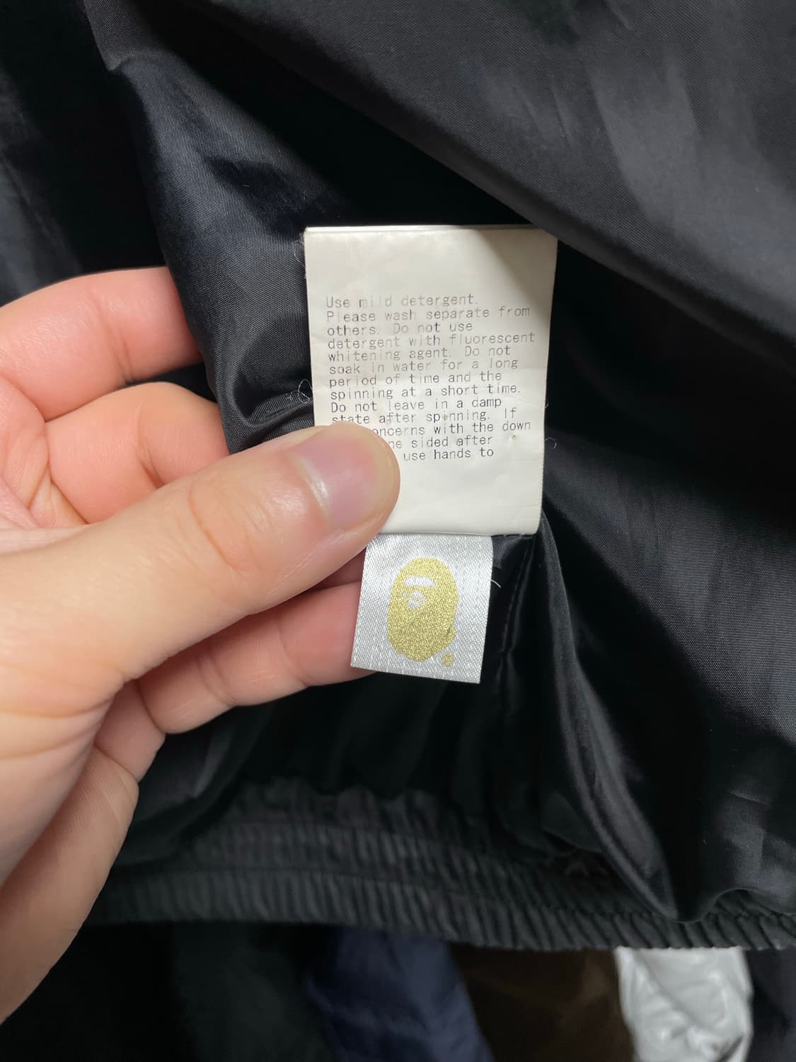 [M사이즈] 베이프 원 포인트 푸퍼 패딩 자켓 상품이미지9