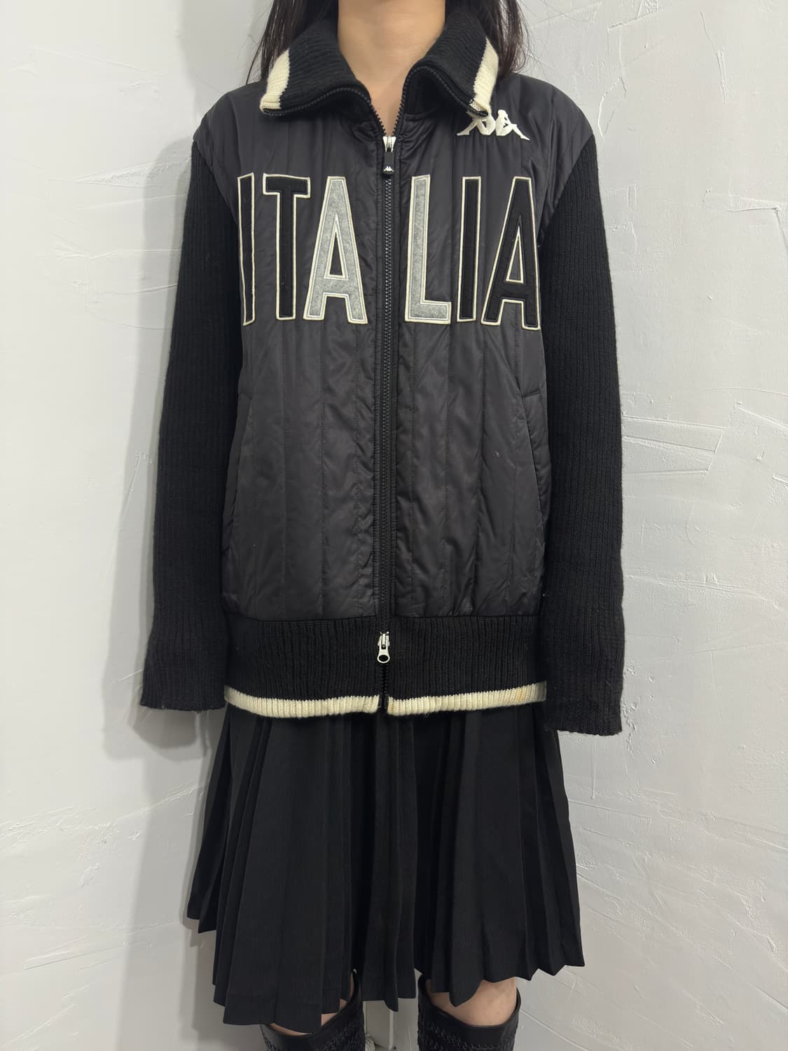 kappa italia knit detail twoway jacket 상품이미지4