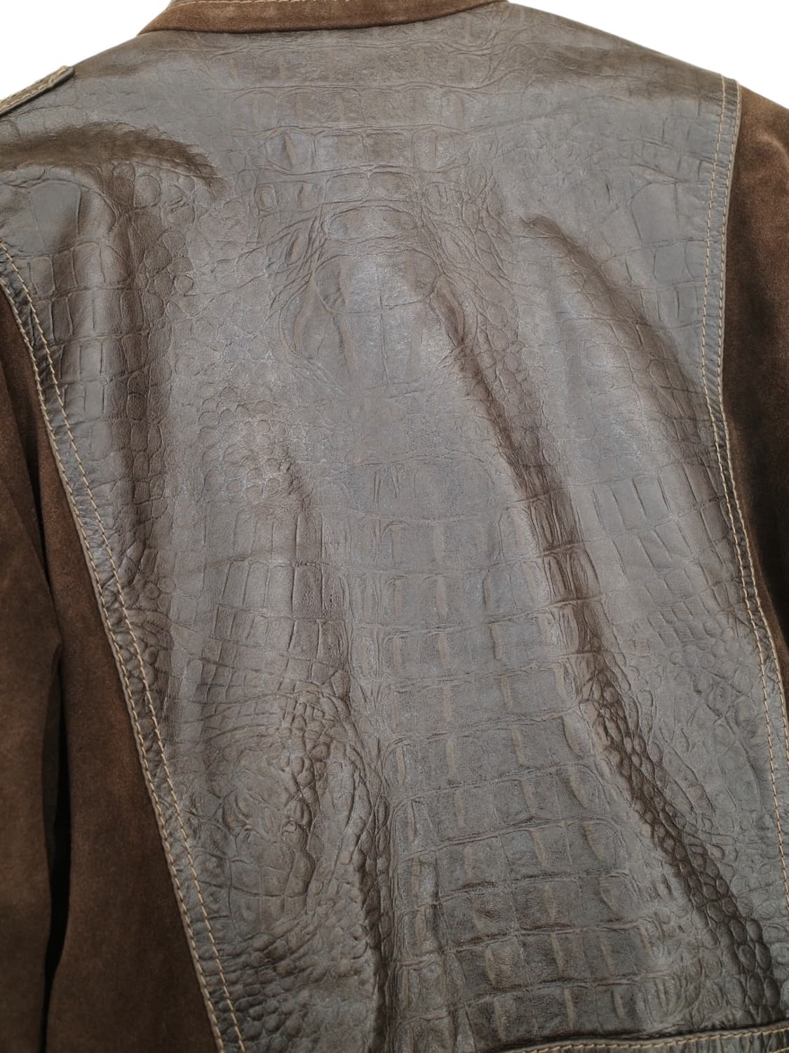 00‘s 알마니 진스 드래곤 레더 자켓 상품이미지8