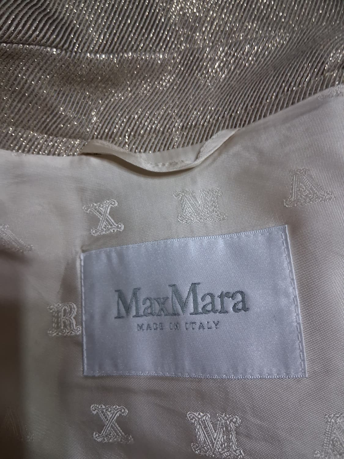 MaxMara 메탈릭 롱 트렌치코트 상품이미지9