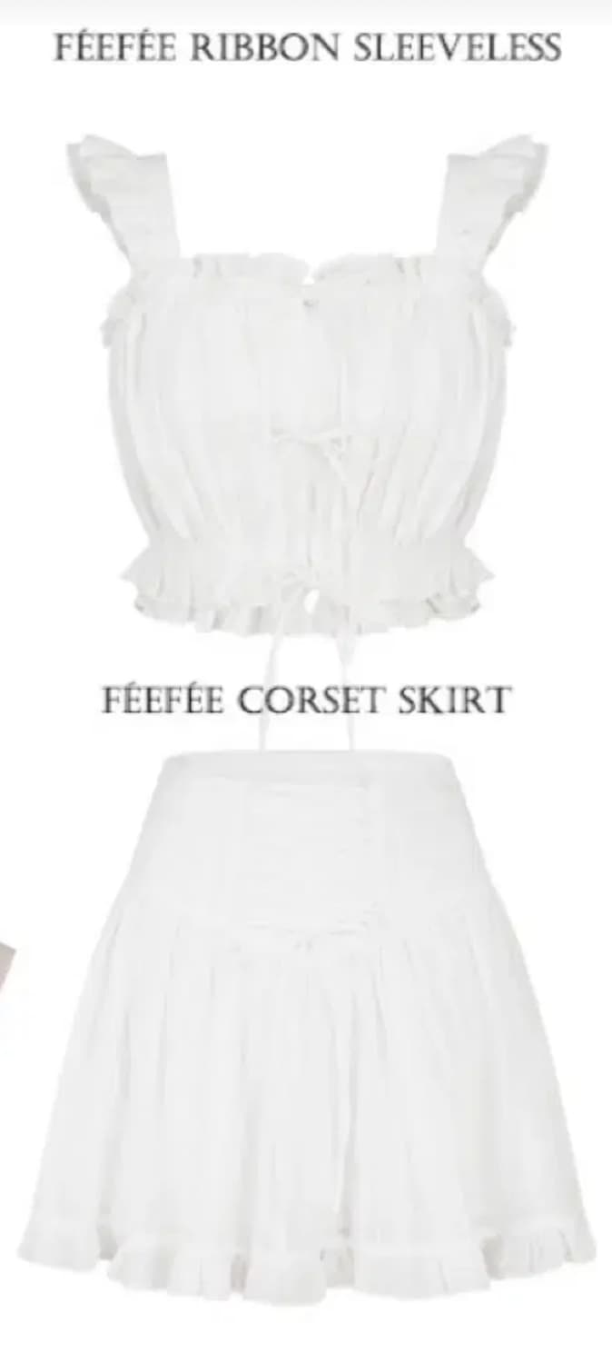 라벨르블랑 페페 코르셋 셋업 상품이미지1