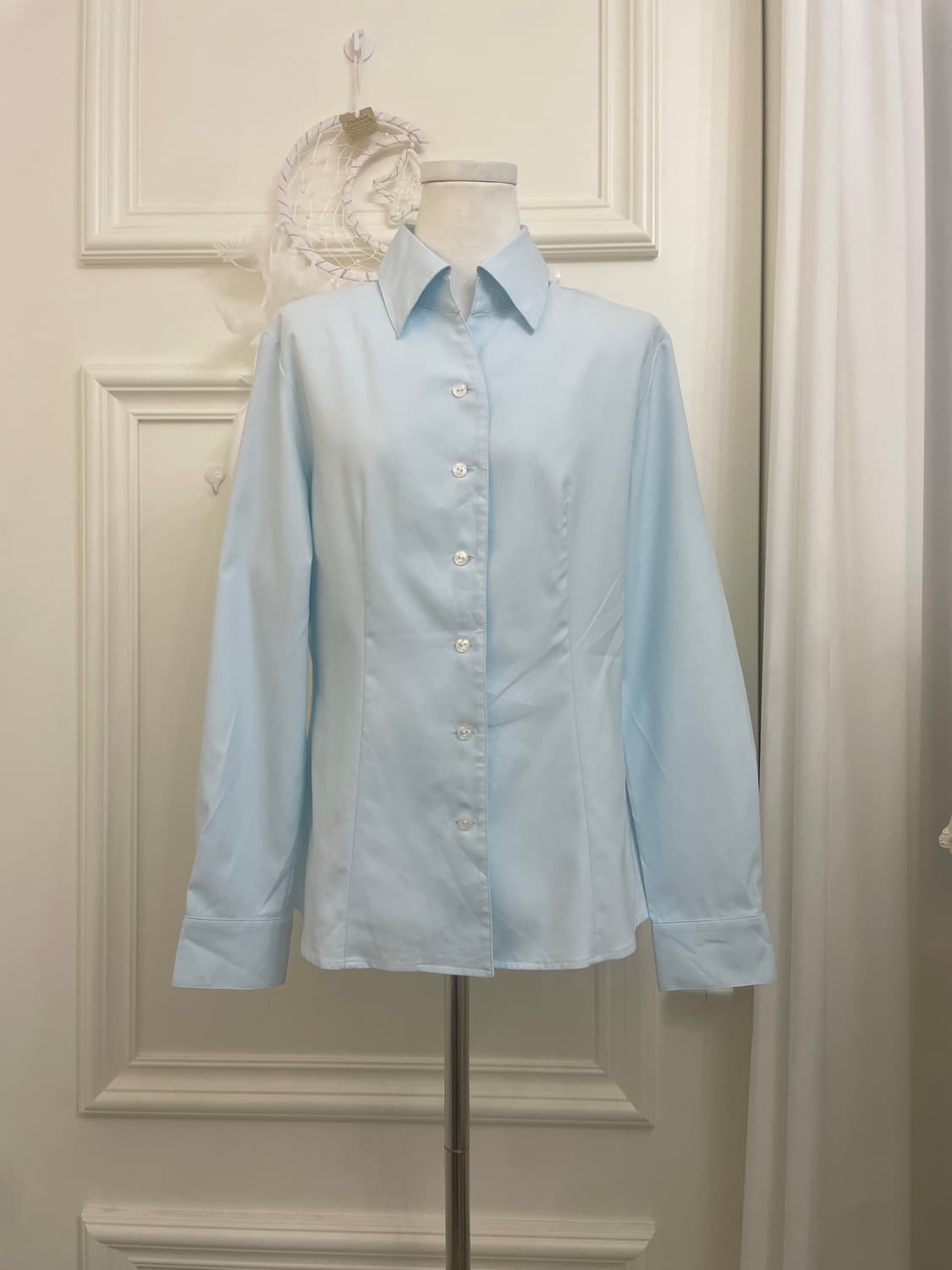 summer blue basic line shirt(size-13) 상품이미지1