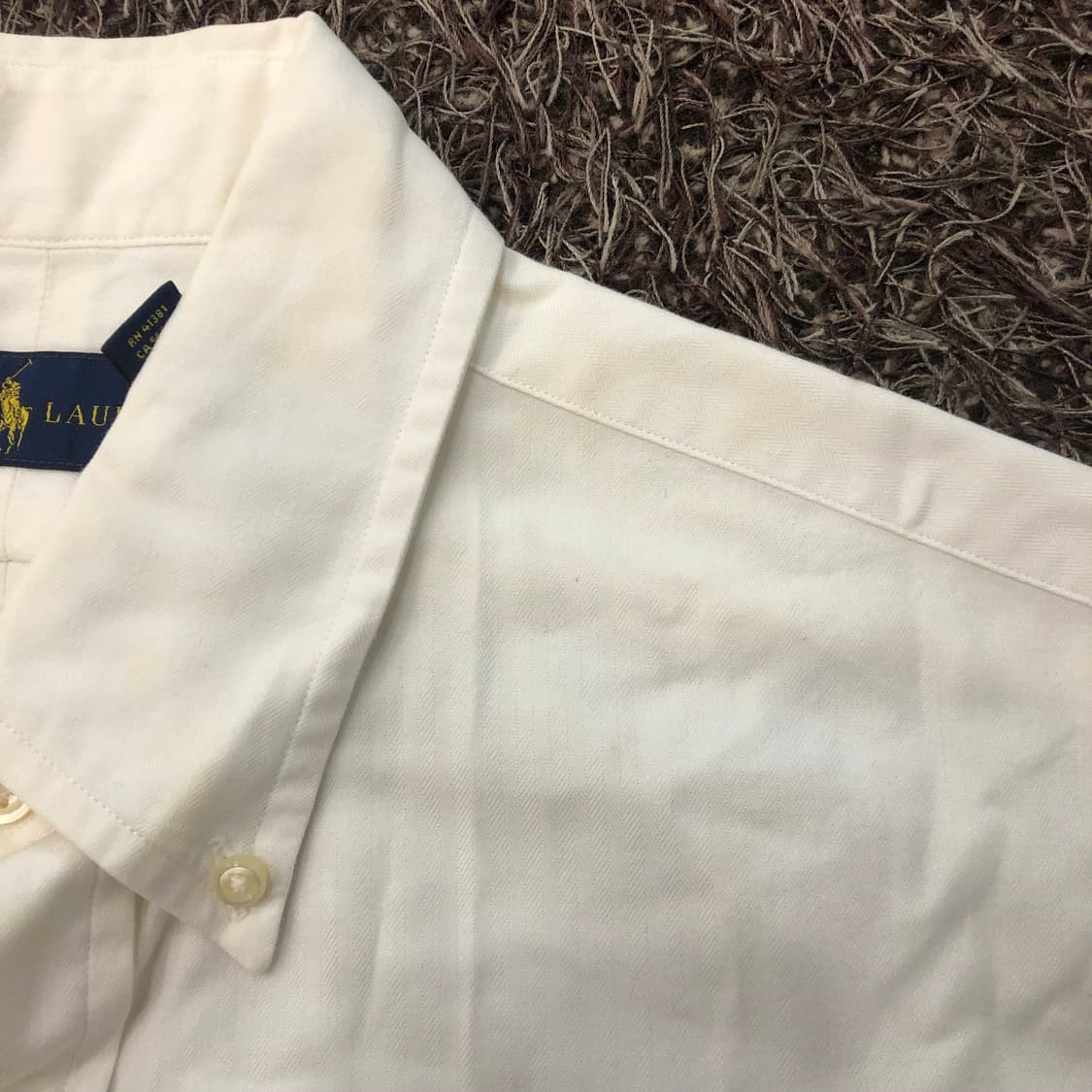 100 폴로 랄프로렌 화이트 셔츠 상품이미지6