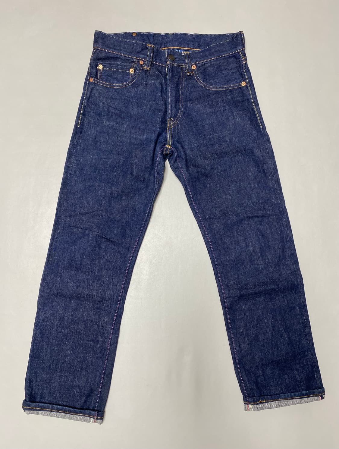 모모타로 G007-MB 셀비지 데님 W28 상품이미지1