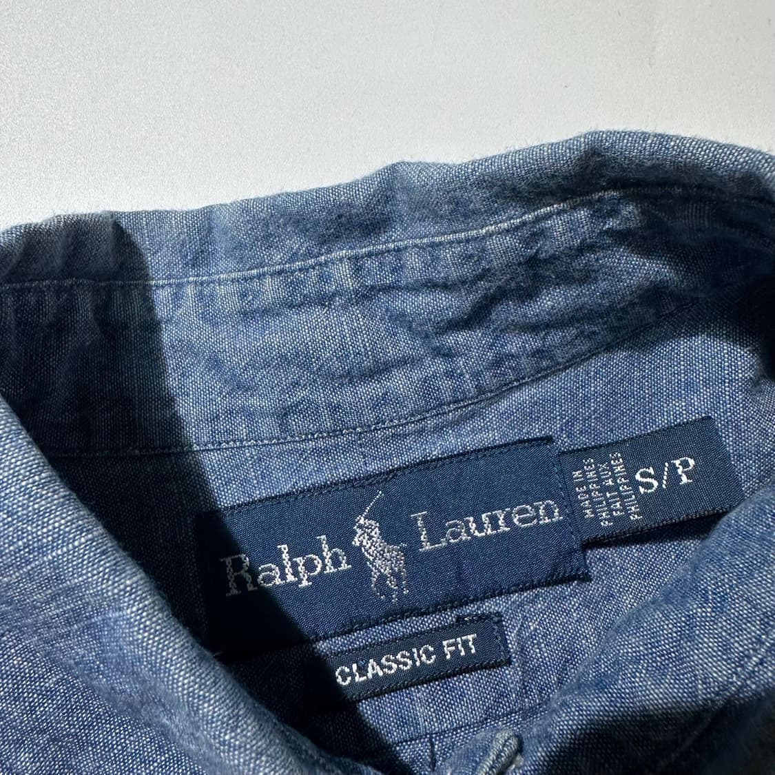 폴로 랄프로렌 데님 클래식핏 셔츠 상품이미지4