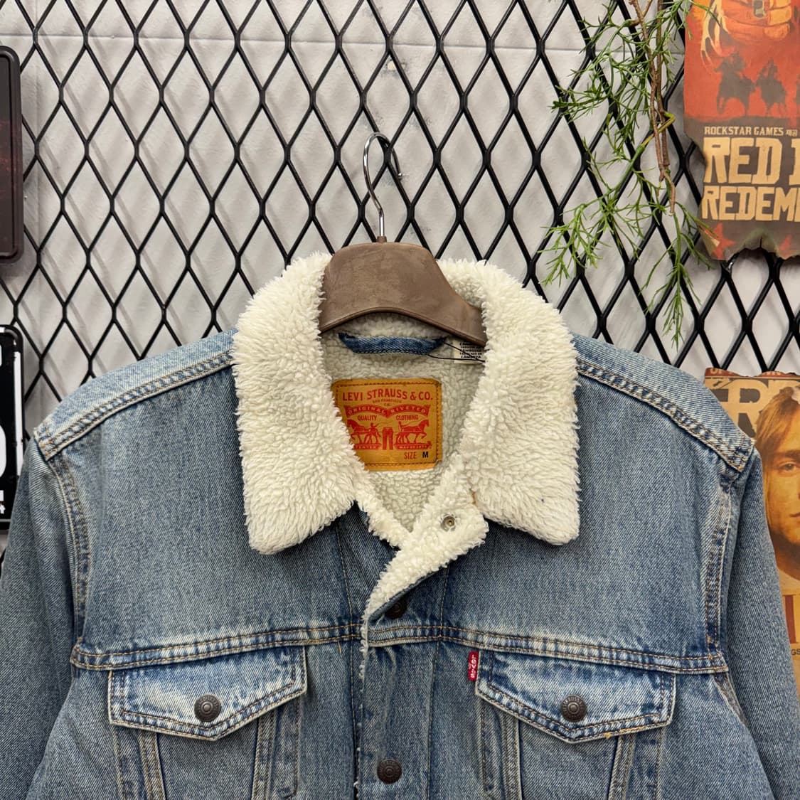리바이스 타입 3 쉐르파 연청 데님 트러커 자켓 상품이미지3