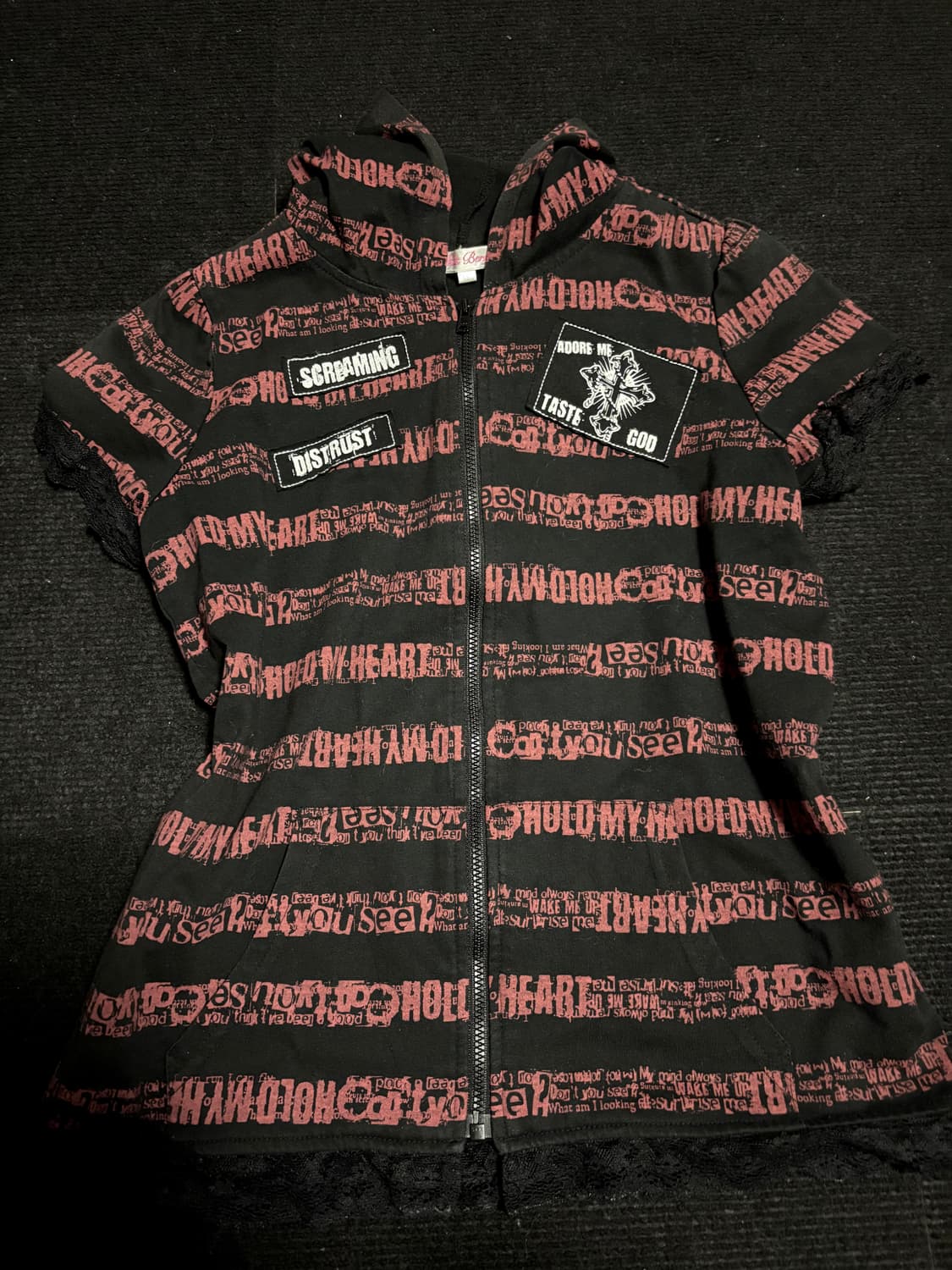 매드펑크깔 펑크 반팔후집 상품이미지1