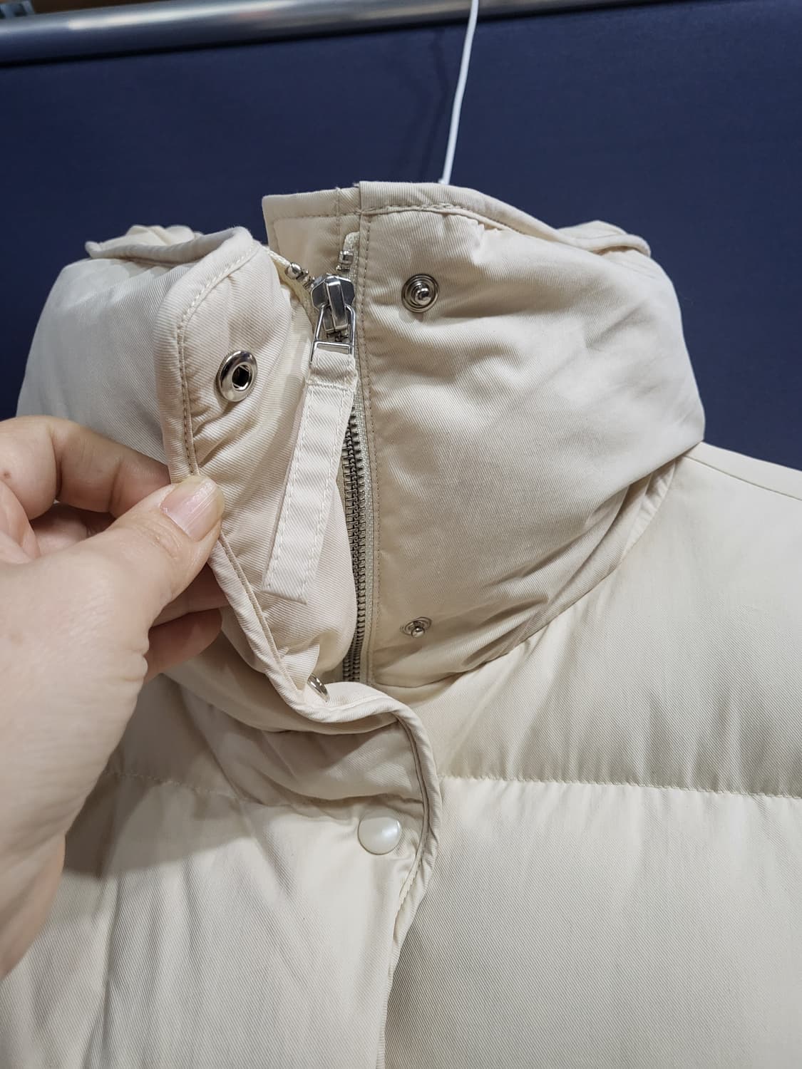 리플레인 장도연 넥 덕다운패딩 오버핏 상품이미지5