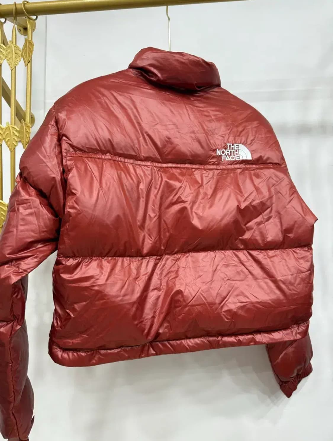 여성 700 오리털 숏패딩 레드 새상품 상품이미지2