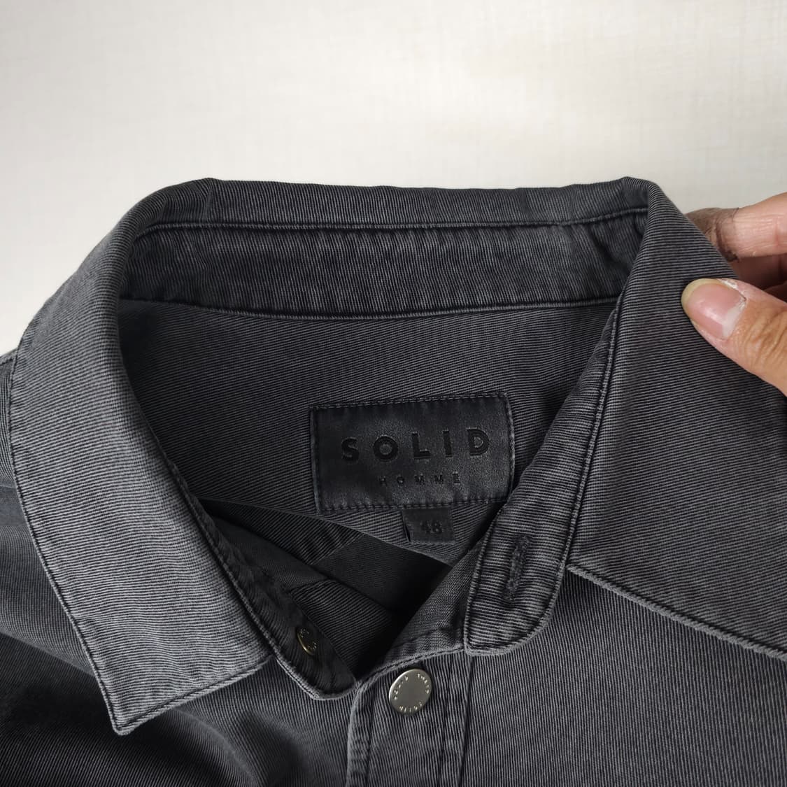 SOLID 긴팔남방 남자110사이즈  상품이미지3