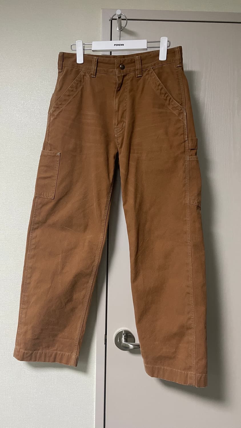 카키스 로거 팬츠 셀비지 브라운 khakis logger pants 상품이미지1