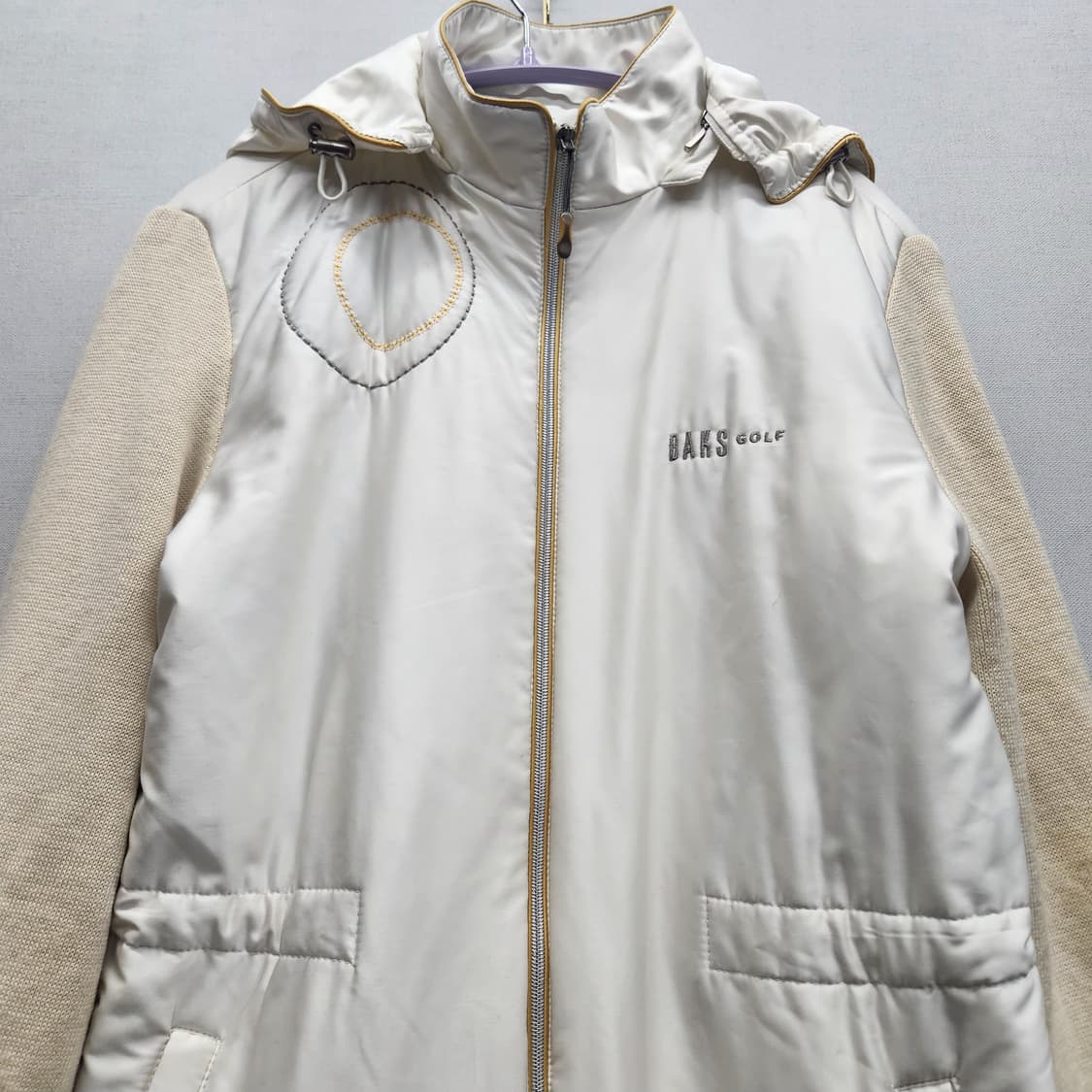 닥스골프 소매니트 후드점퍼 S 상품이미지2